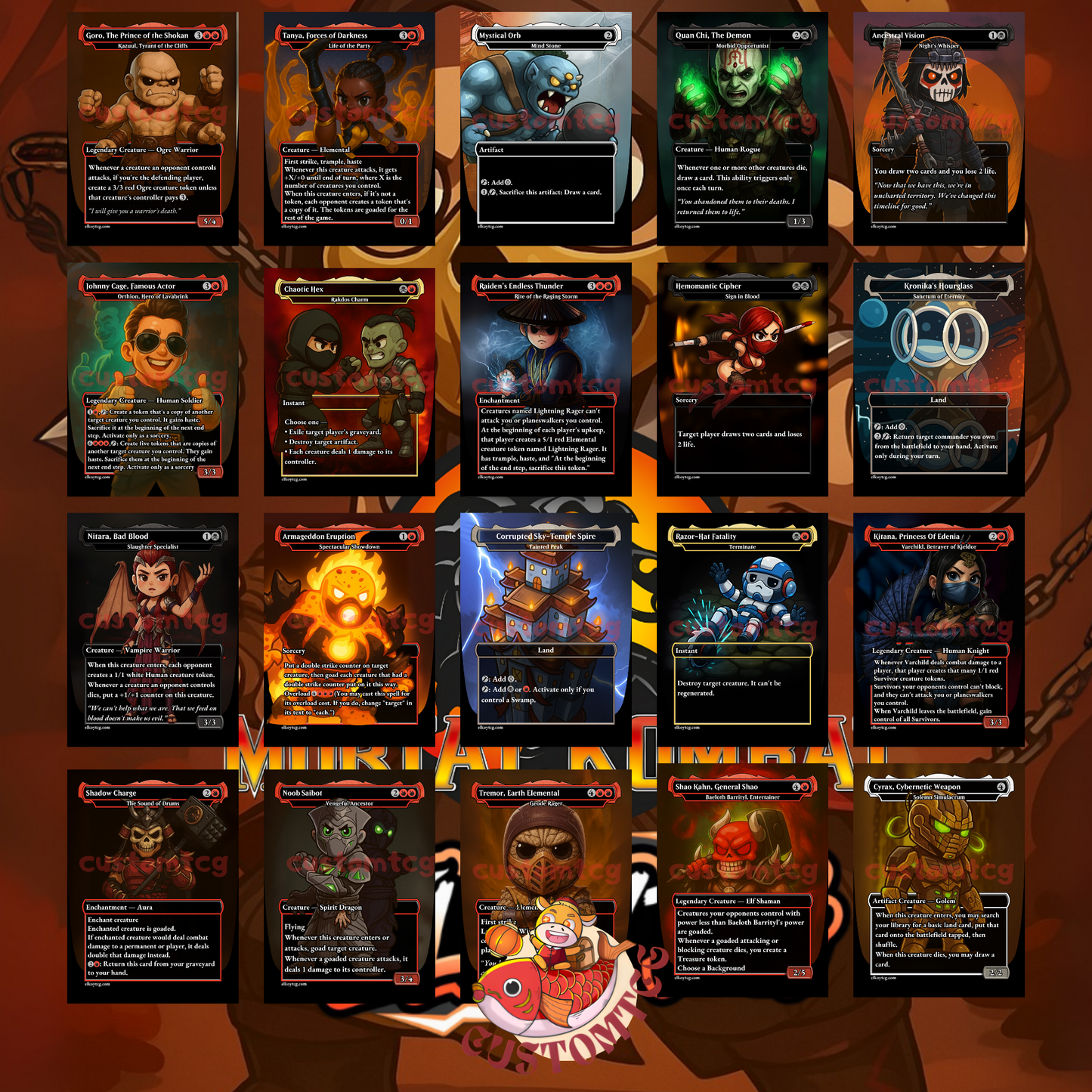 Mortal Kombat Chibi Deck