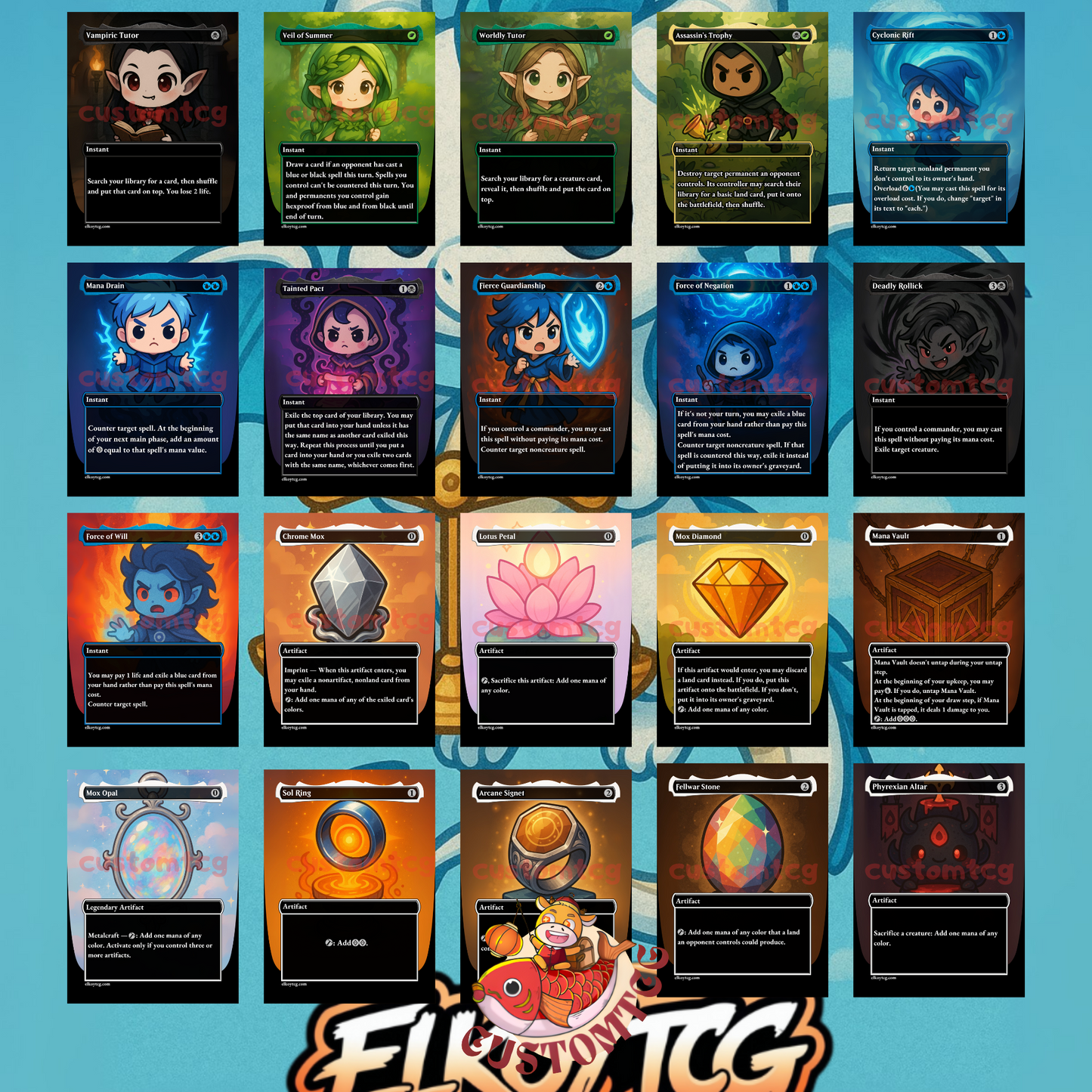 Teval Chibi Deck