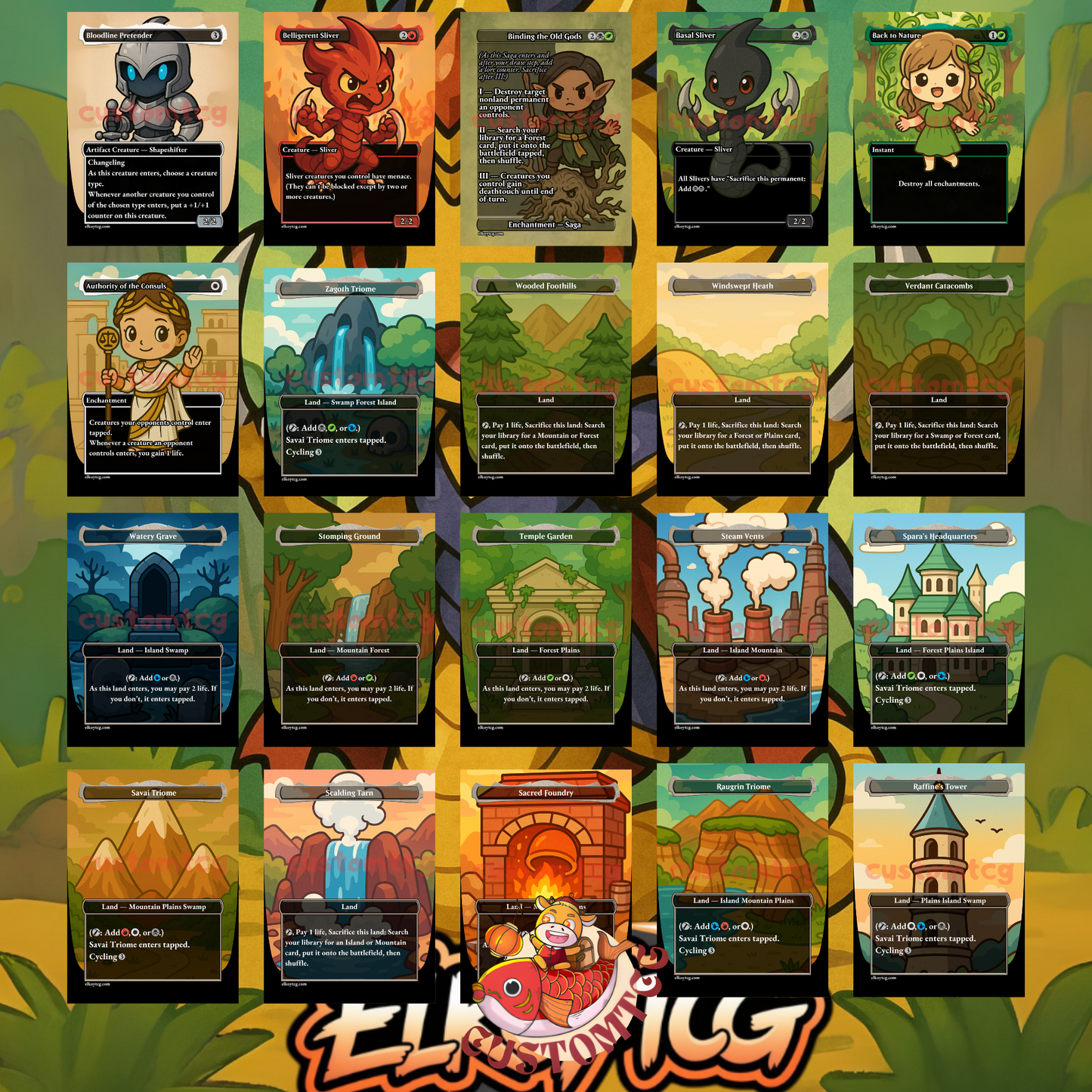 Sliver Hiverlord Chibi Deck