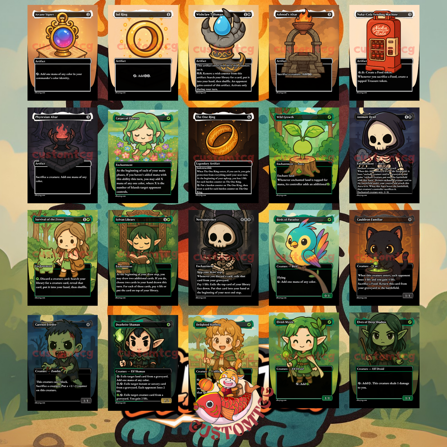 Ygra, Eater of All Chibi Deck