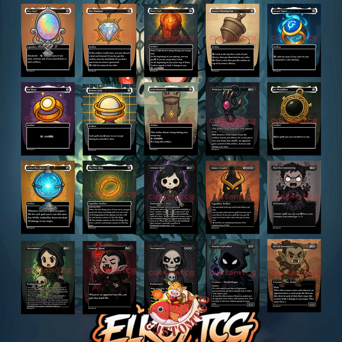 K'rrik, Son of Yawgmoth Chibi Deck
