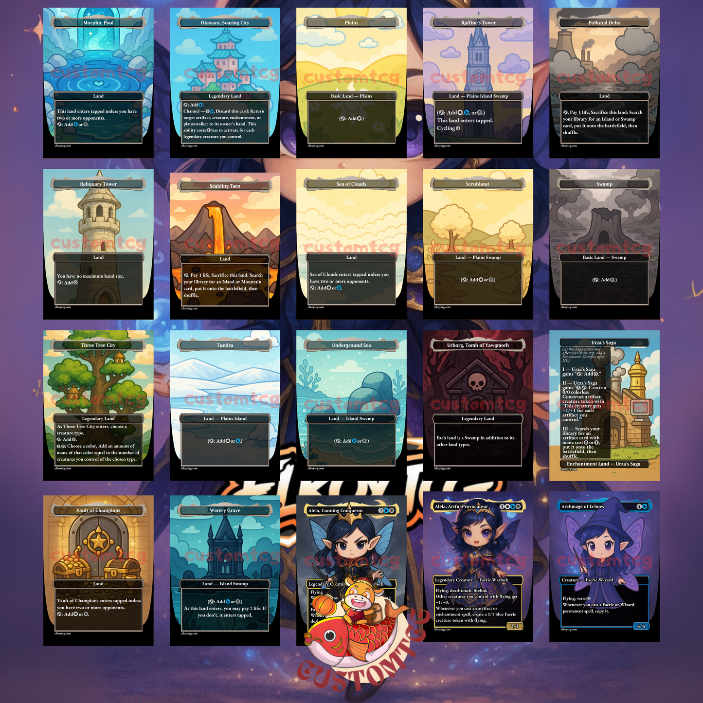 Alela, Artful Provocateur Chibi Deck