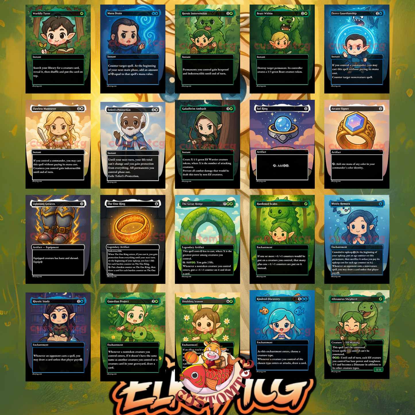 Galadriel Chibi Decks