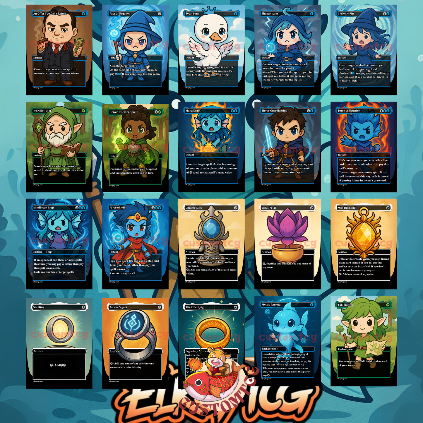 Hakbal of the Surging Soul Chibi Deck