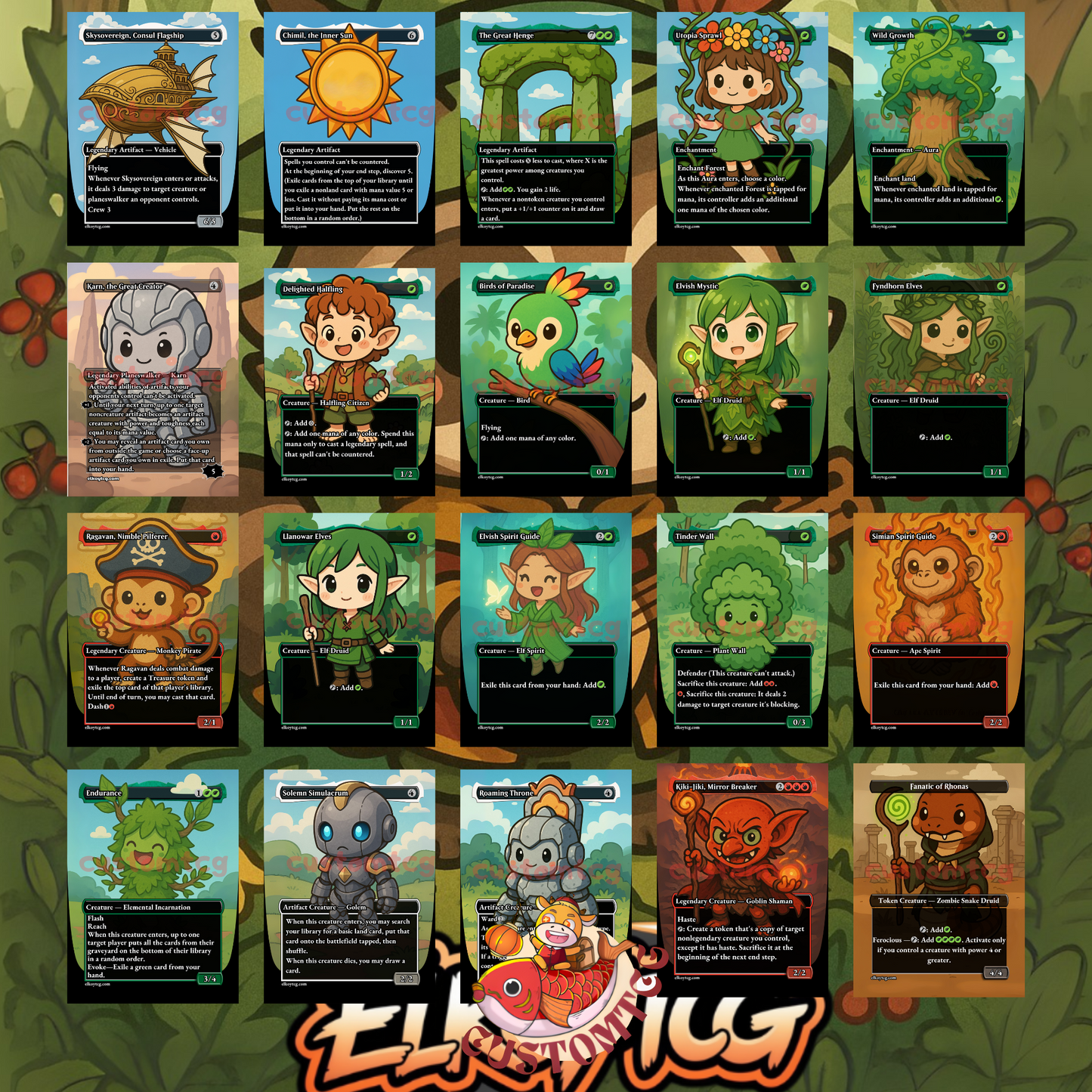 Bello, Bard of the Brambles Chibi Deck