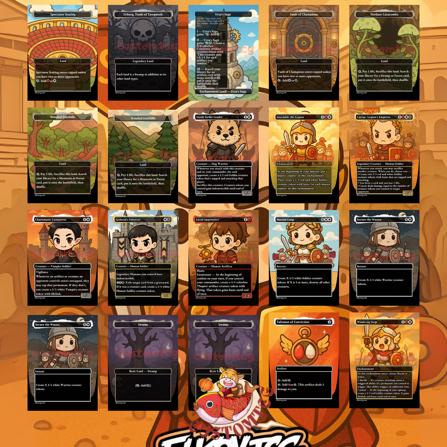 Caesar Chibi Deck