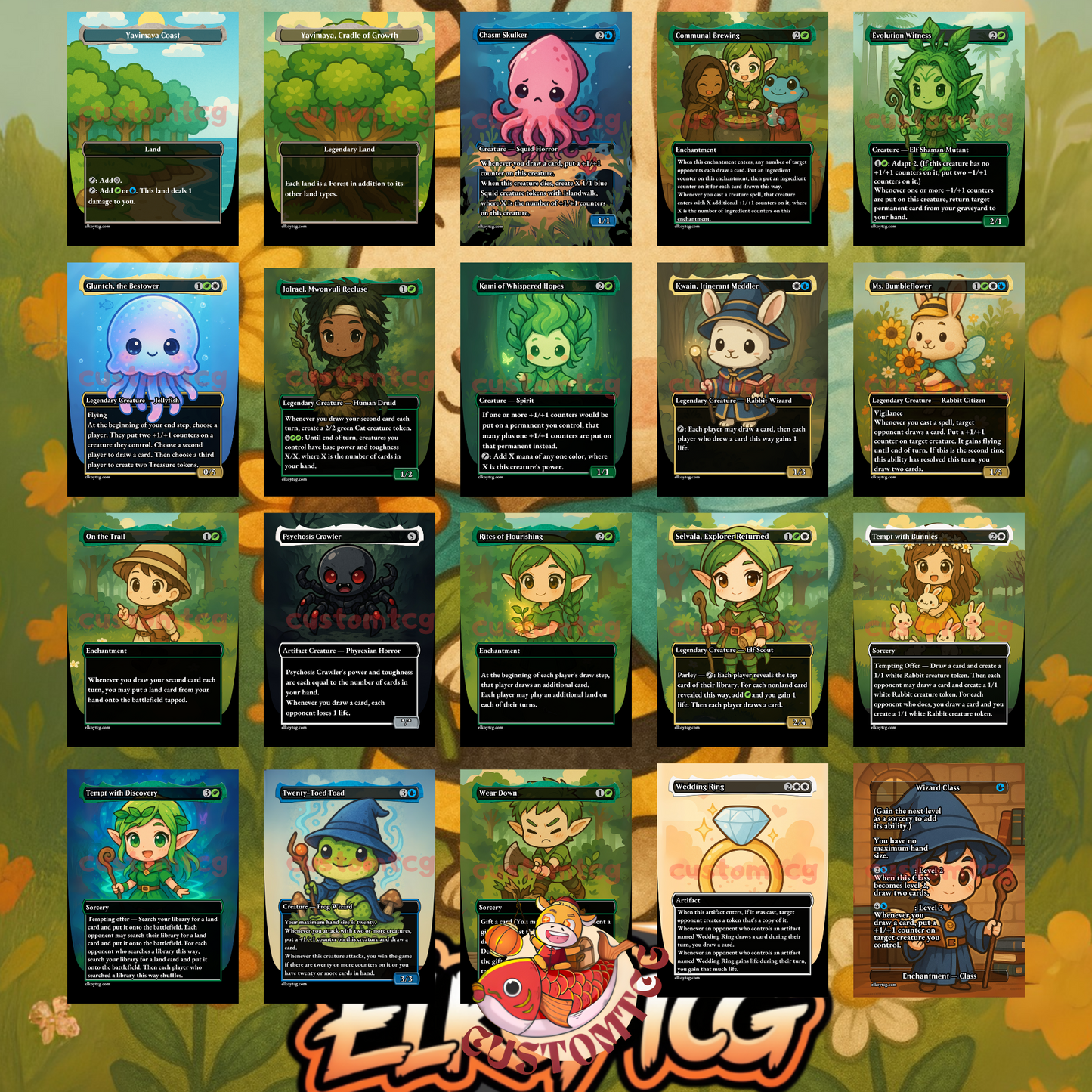 Ms. Bumbleflower Chibi Deck