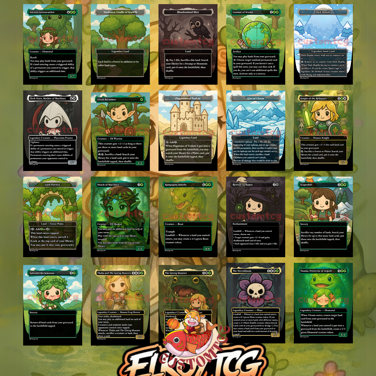 Thalia and The Gitrog Monster Custom Deck