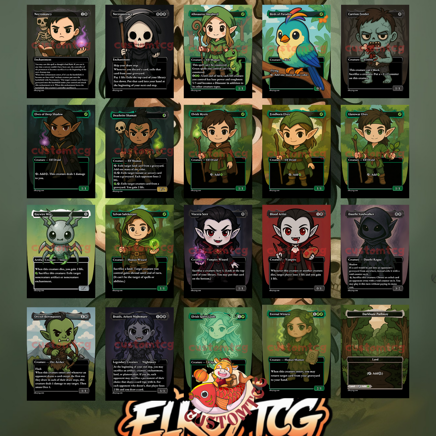 Meren of Clan Nel Toth Chibi Deck
