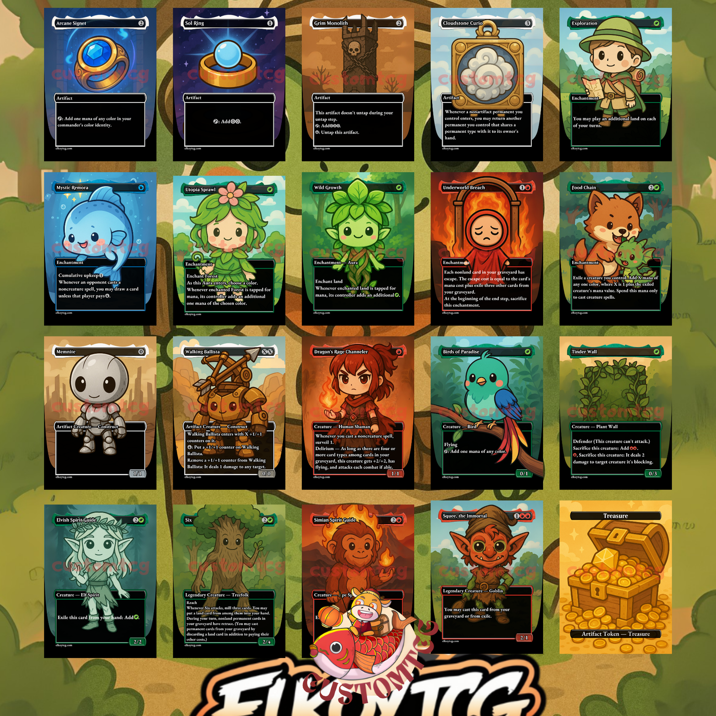 Flubs, the Fool Chibi Deck