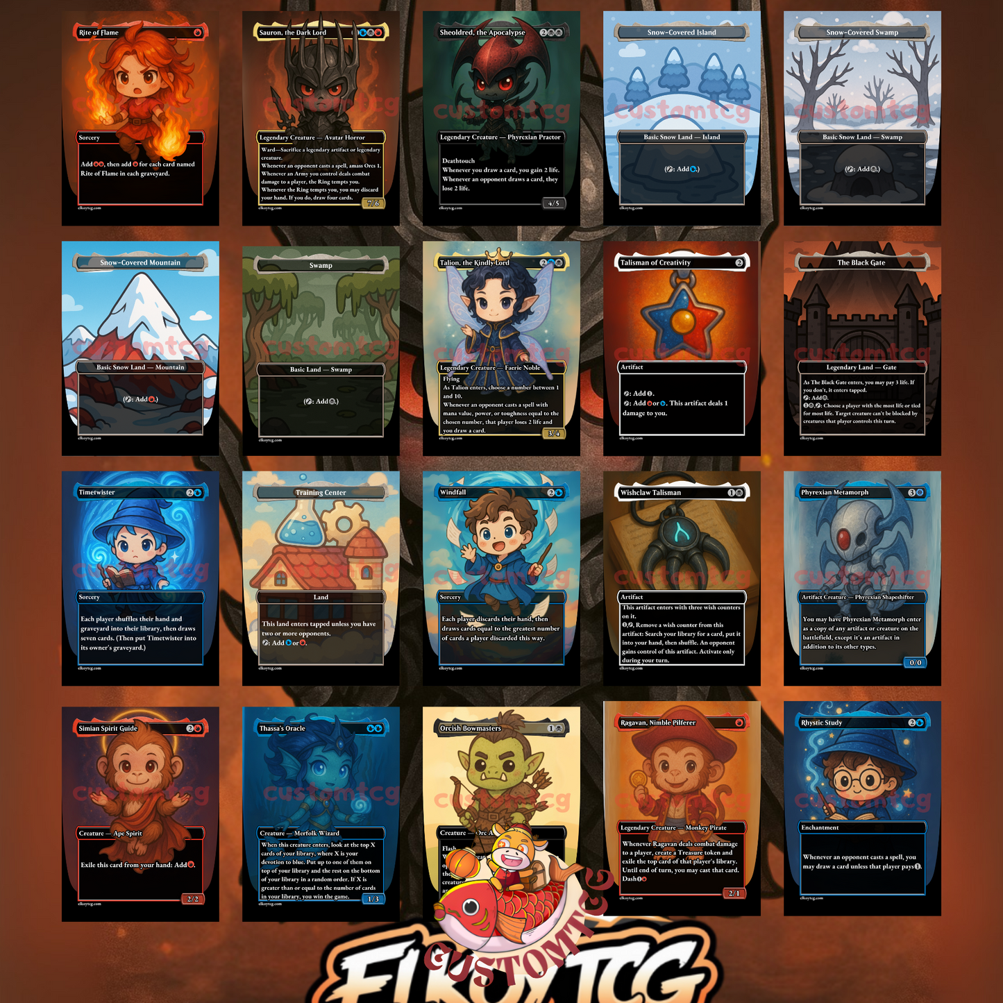 Sauron Chibi Deck