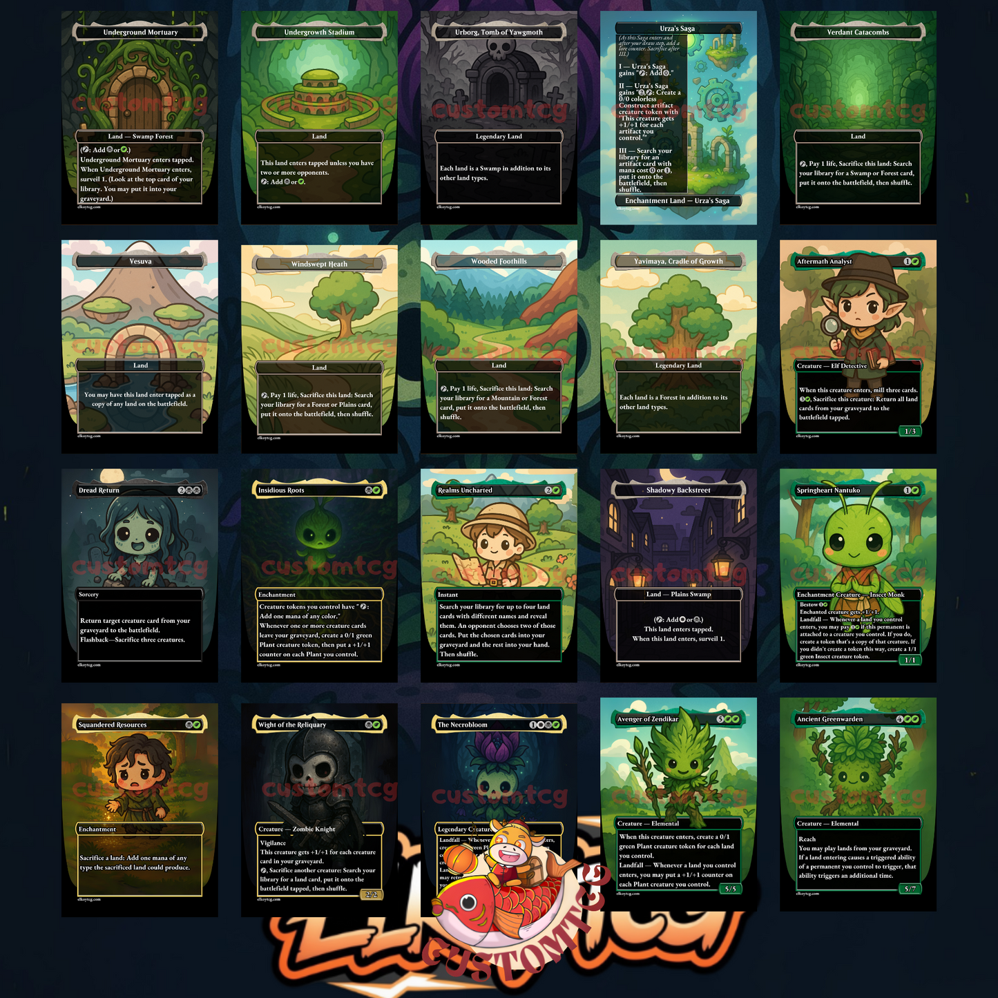 The Necrobloom Chibi Deck