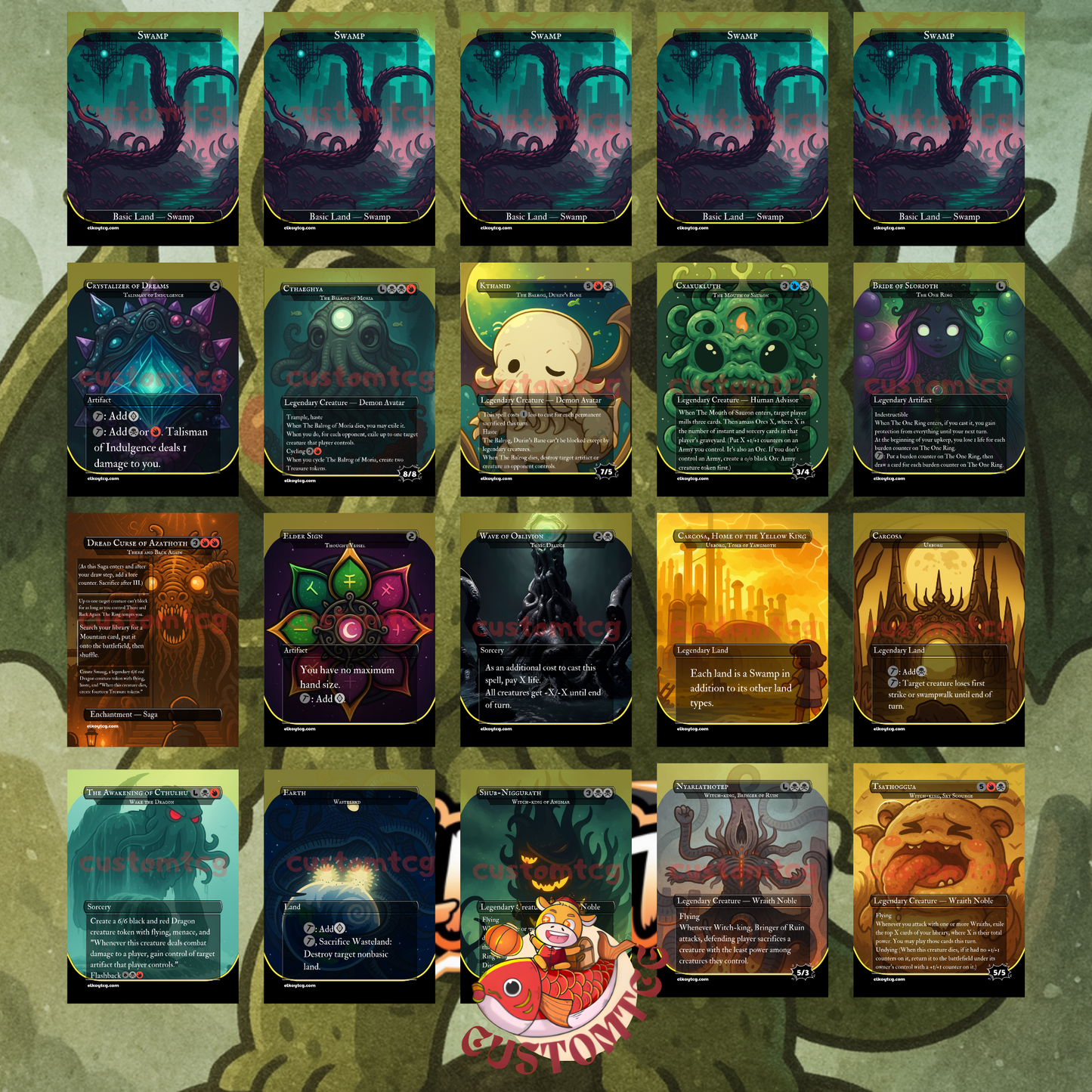 Cthulhu Chibi Custom Deck