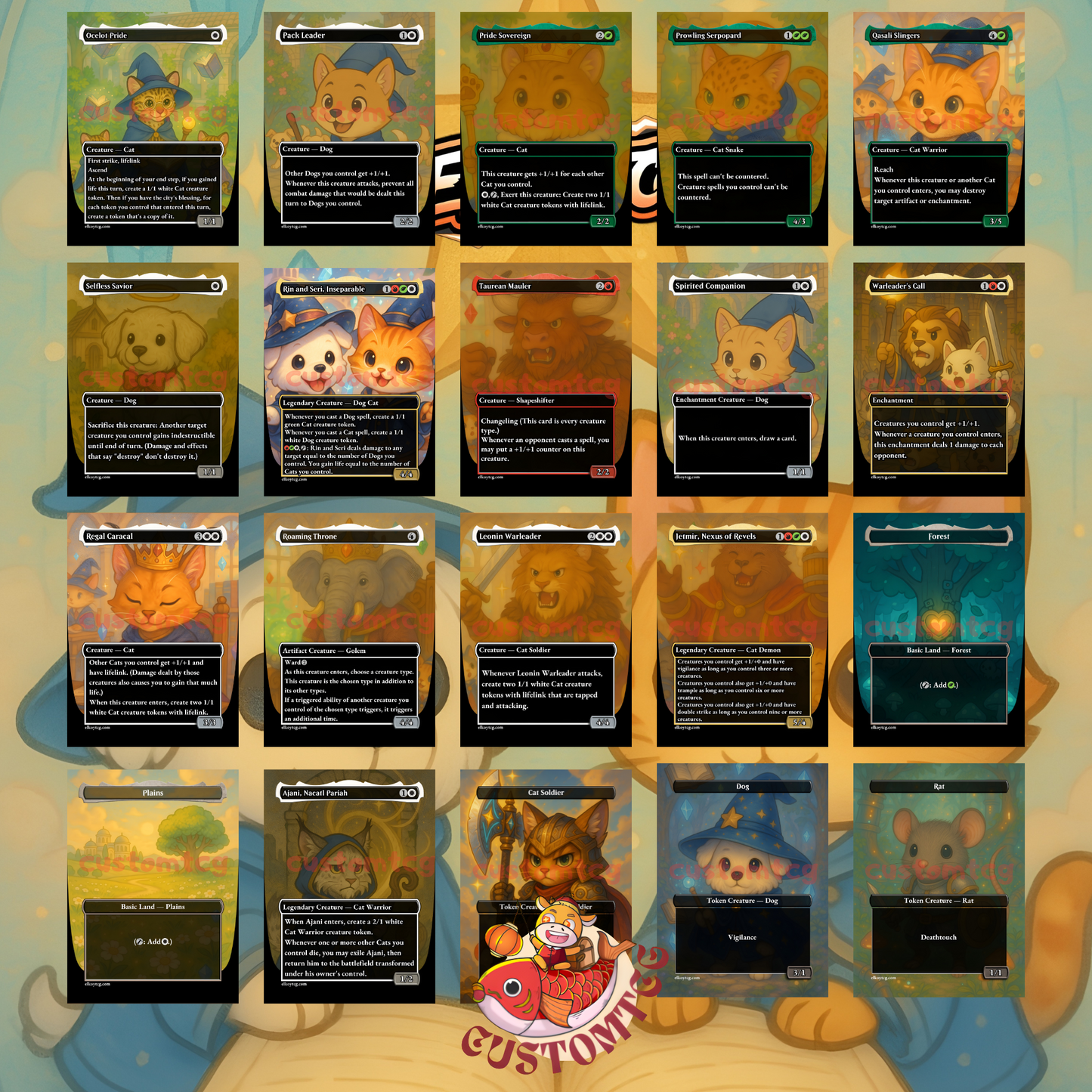 Rin and Seri Custom Deck
