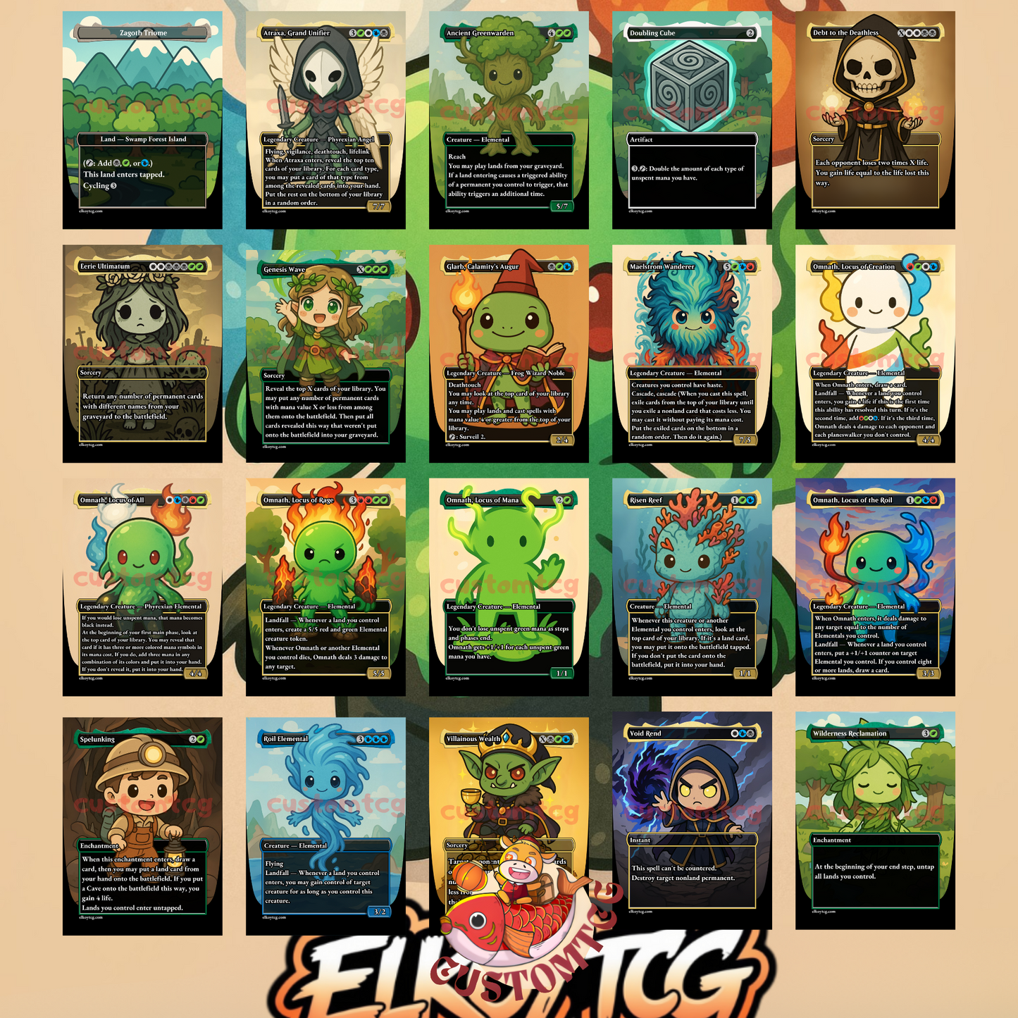 Omnath, Locus Of All Chibi Deck