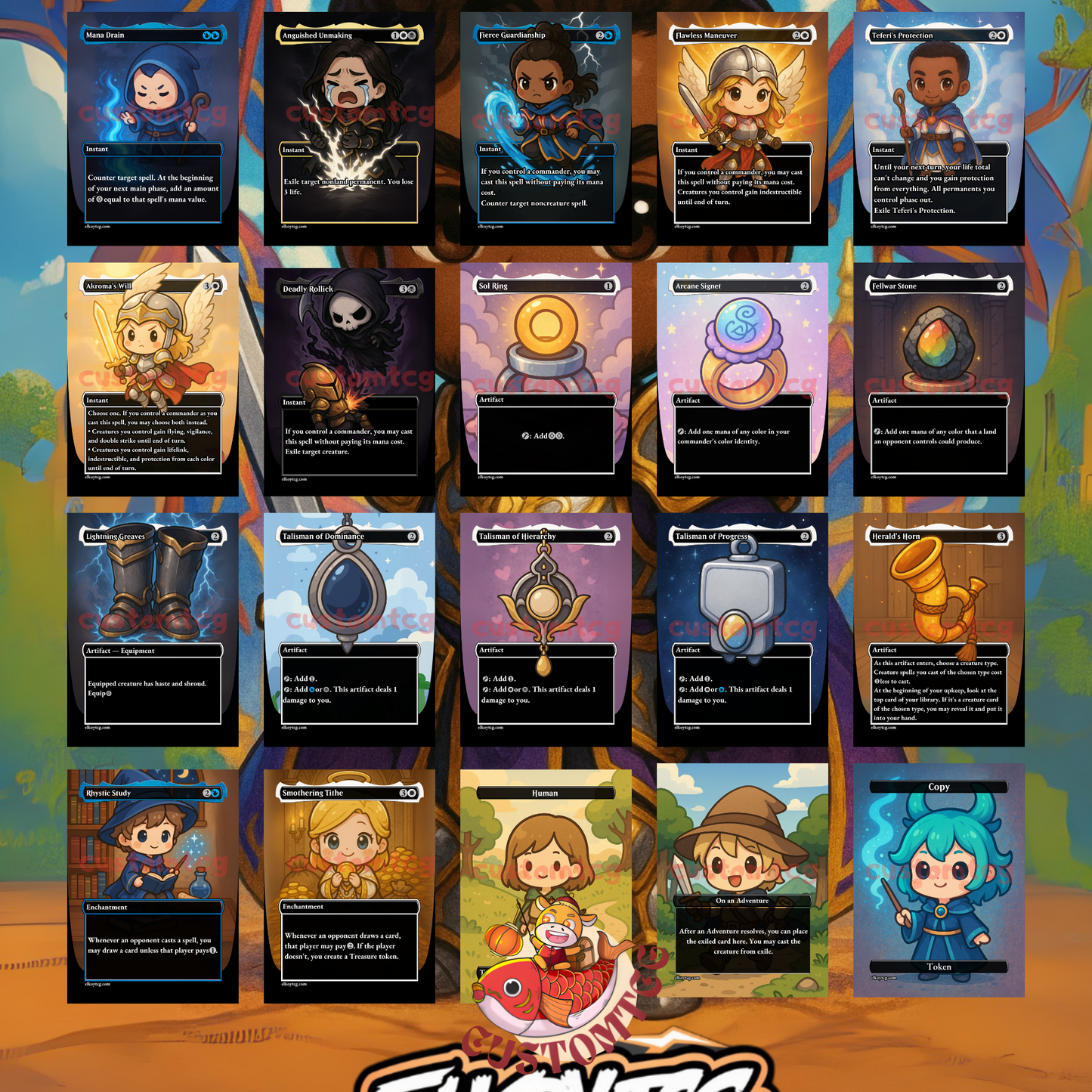 Sidar Chibi Mtg Custom Commander Decks