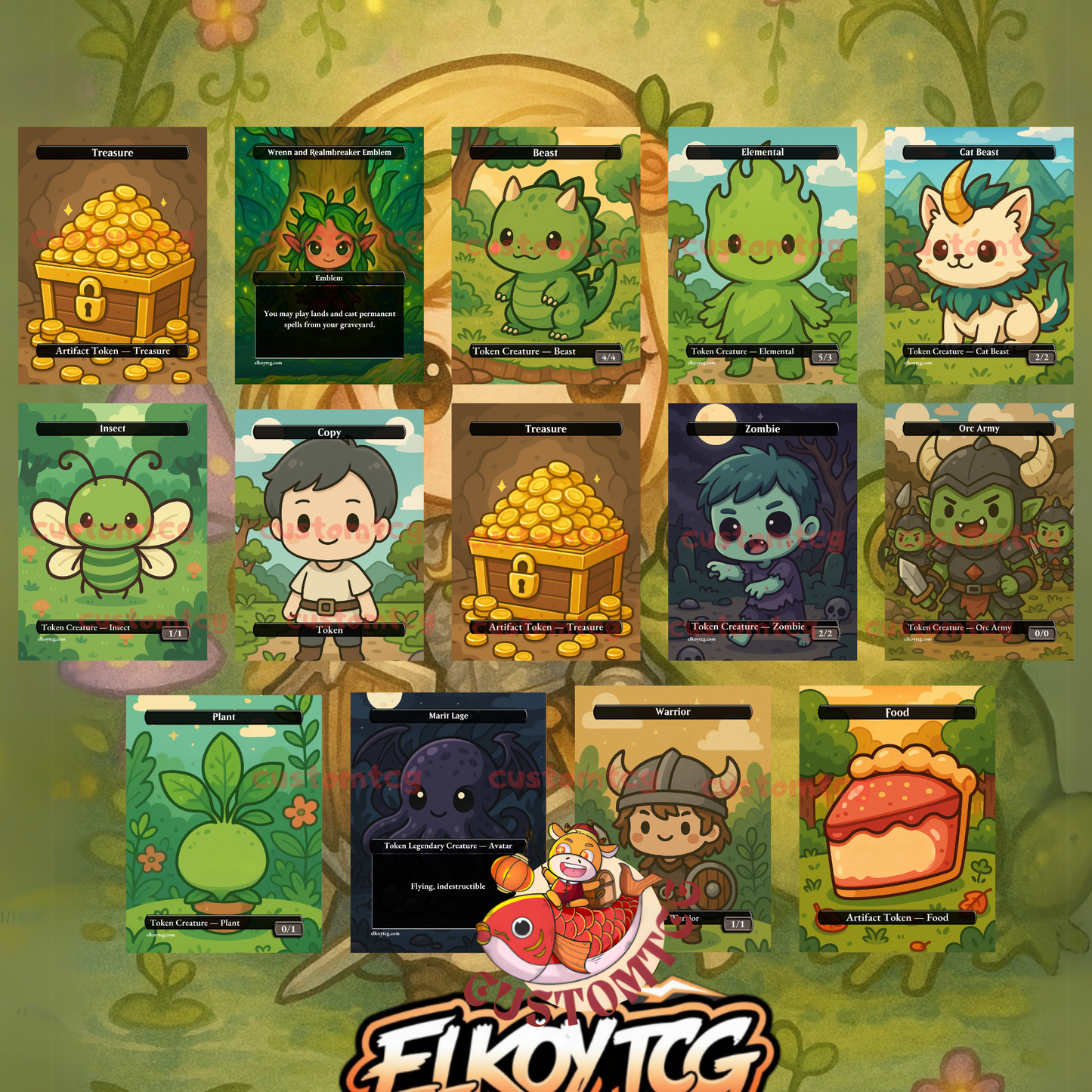 Thalia and The Gitrog Monster Custom Deck