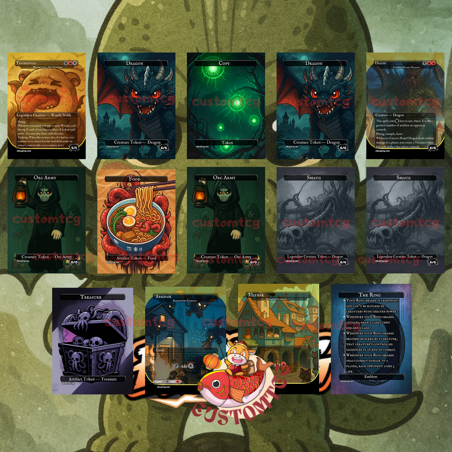 Cthulhu Chibi Custom Deck