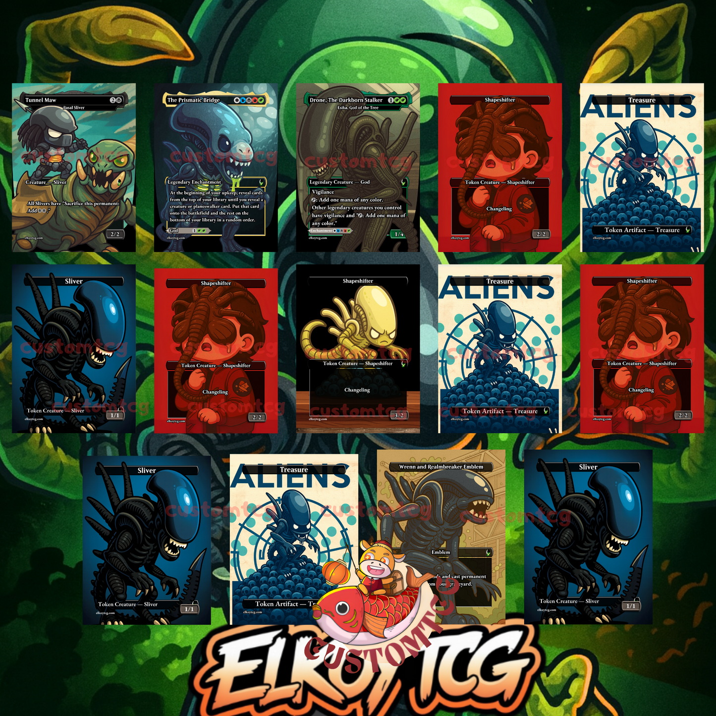 Alien Chibi Deck