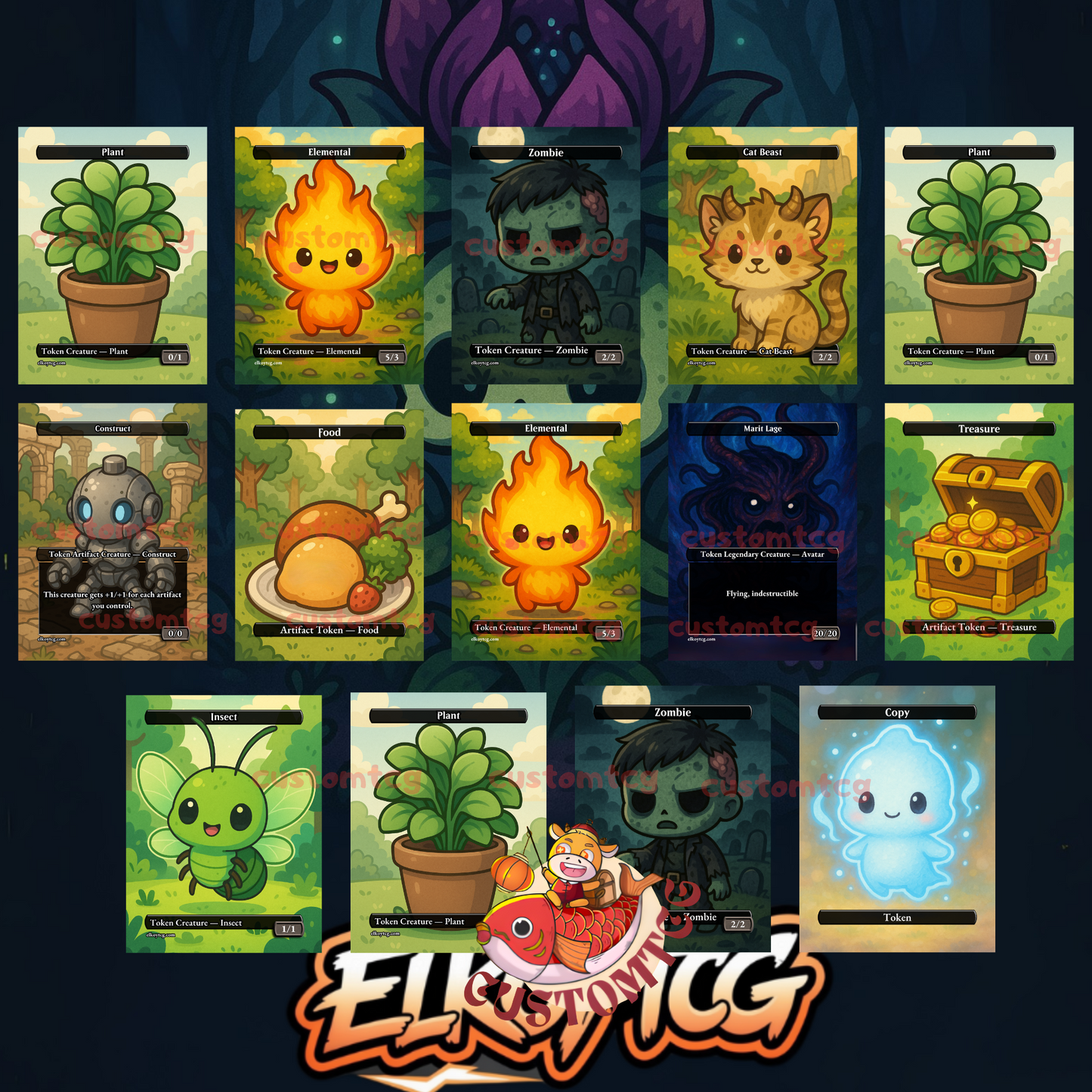 The Necrobloom Chibi Deck