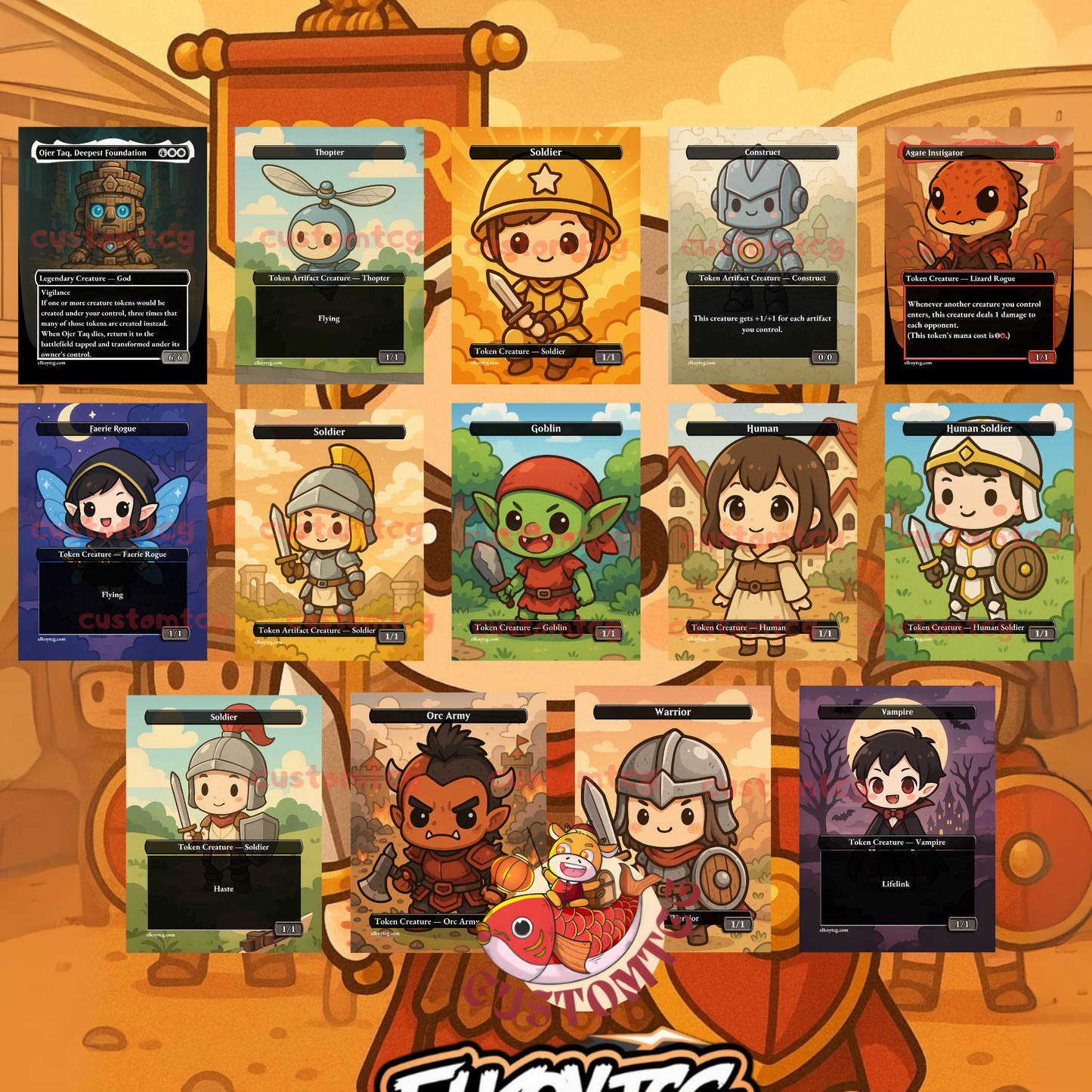 Caesar Chibi Deck
