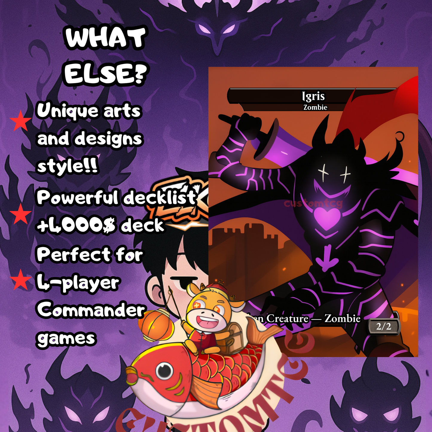 Solo Level Chibi Deck
