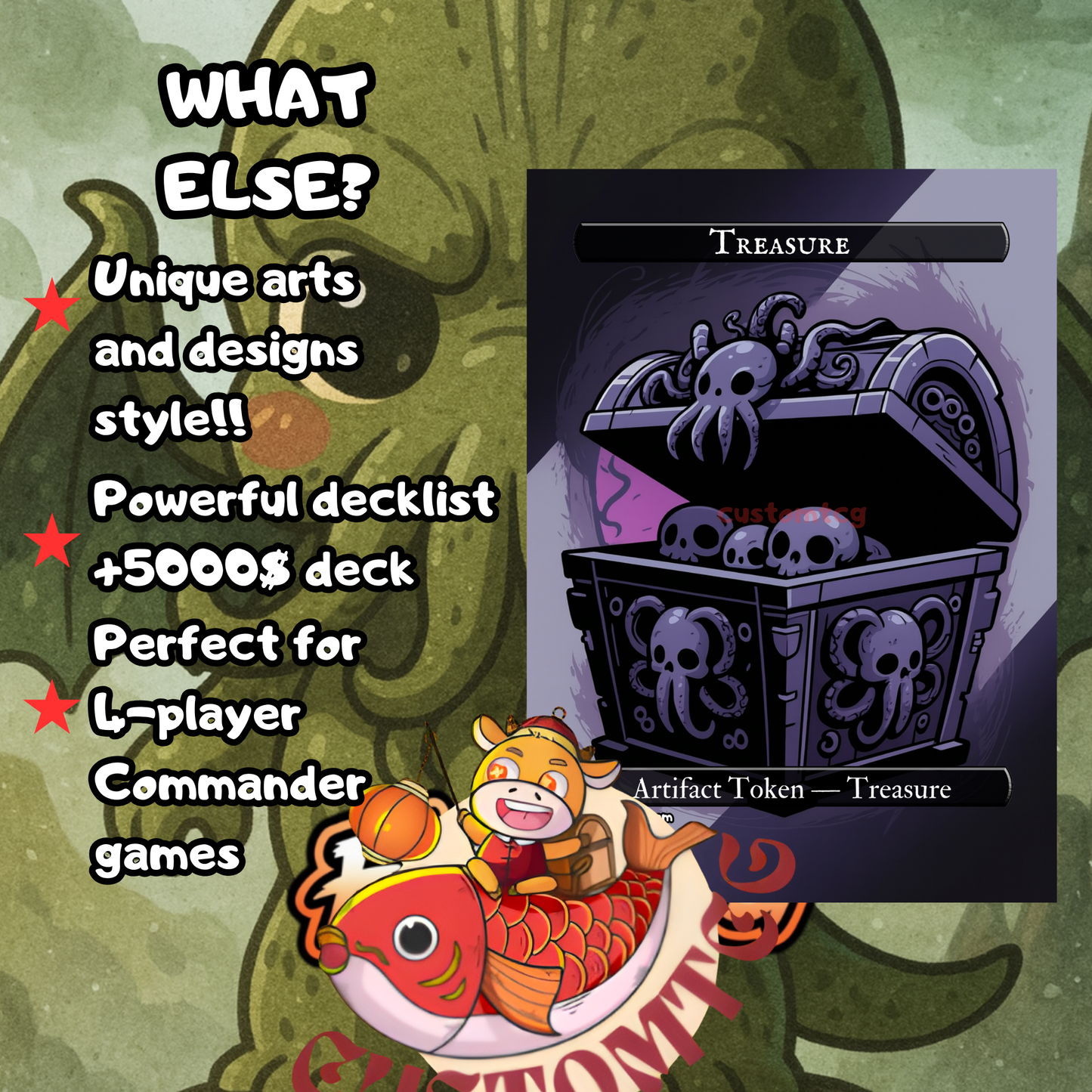 Cthulhu Chibi Custom Deck
