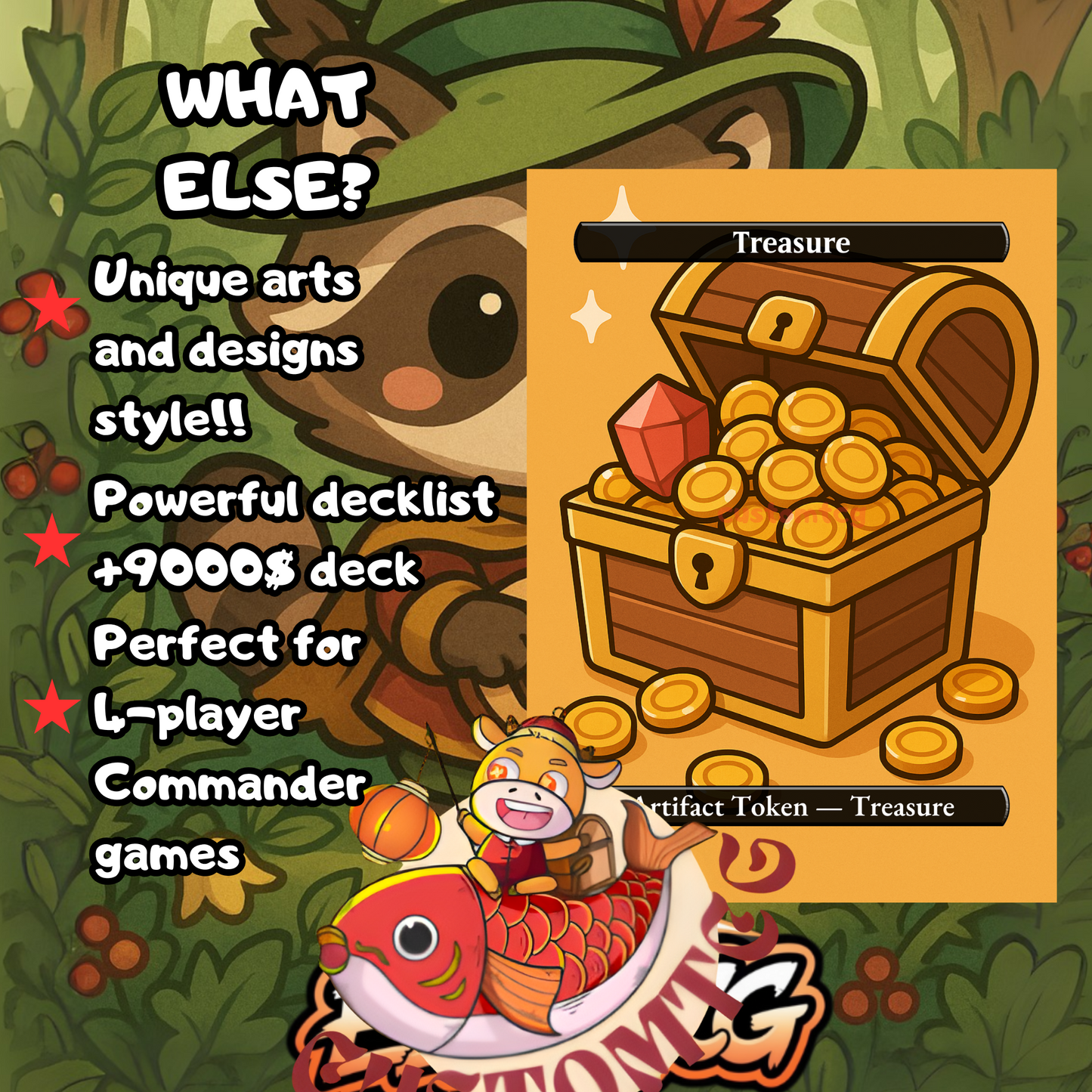 Bello, Bard of the Brambles Chibi Deck