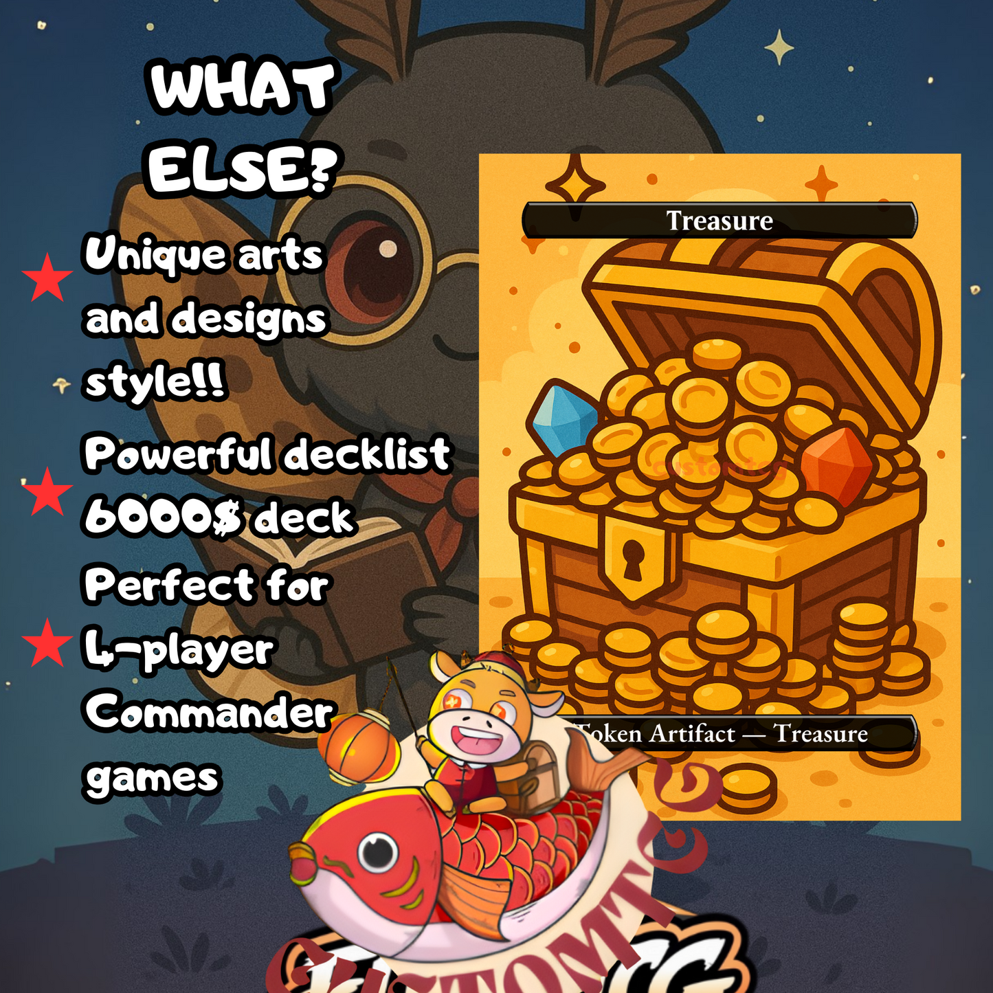 The Wise Mothman Chibi Deck
