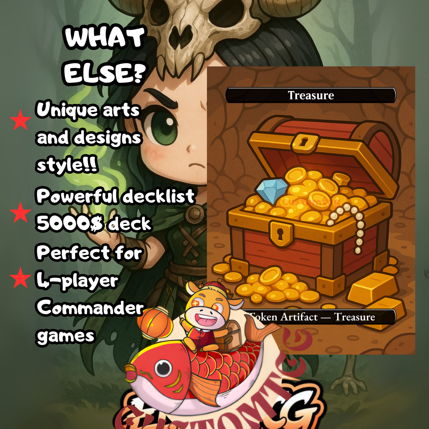 Meren of Clan Nel Toth Chibi Deck
