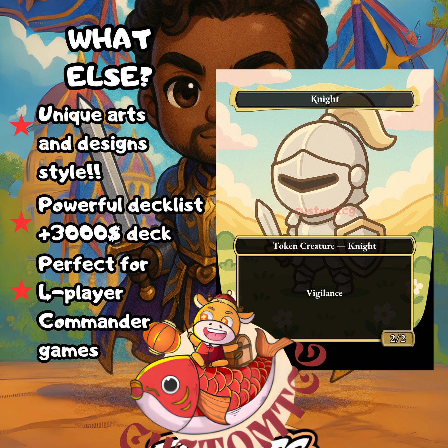 Sidar Chibi Mtg Custom Commander Decks
