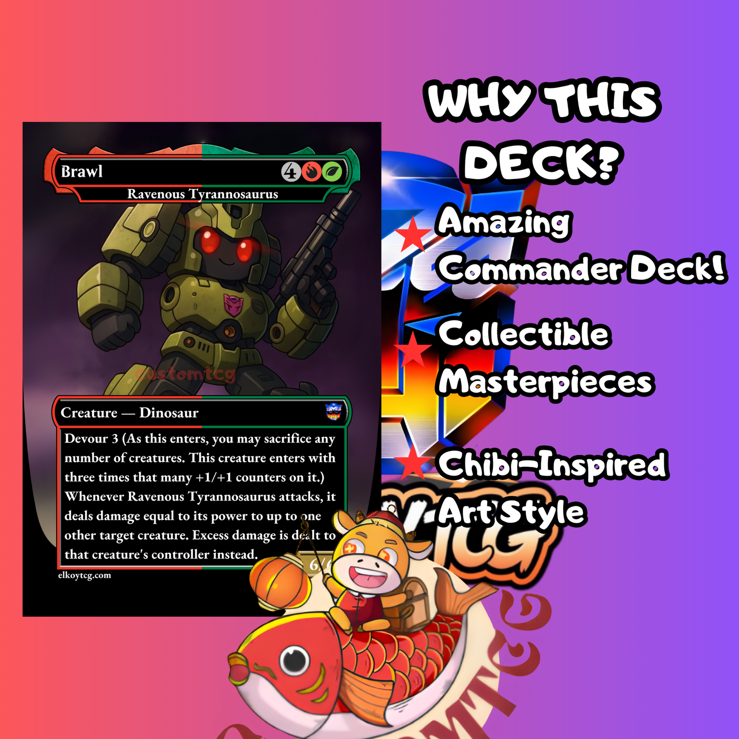 Transformers Chibi Deck