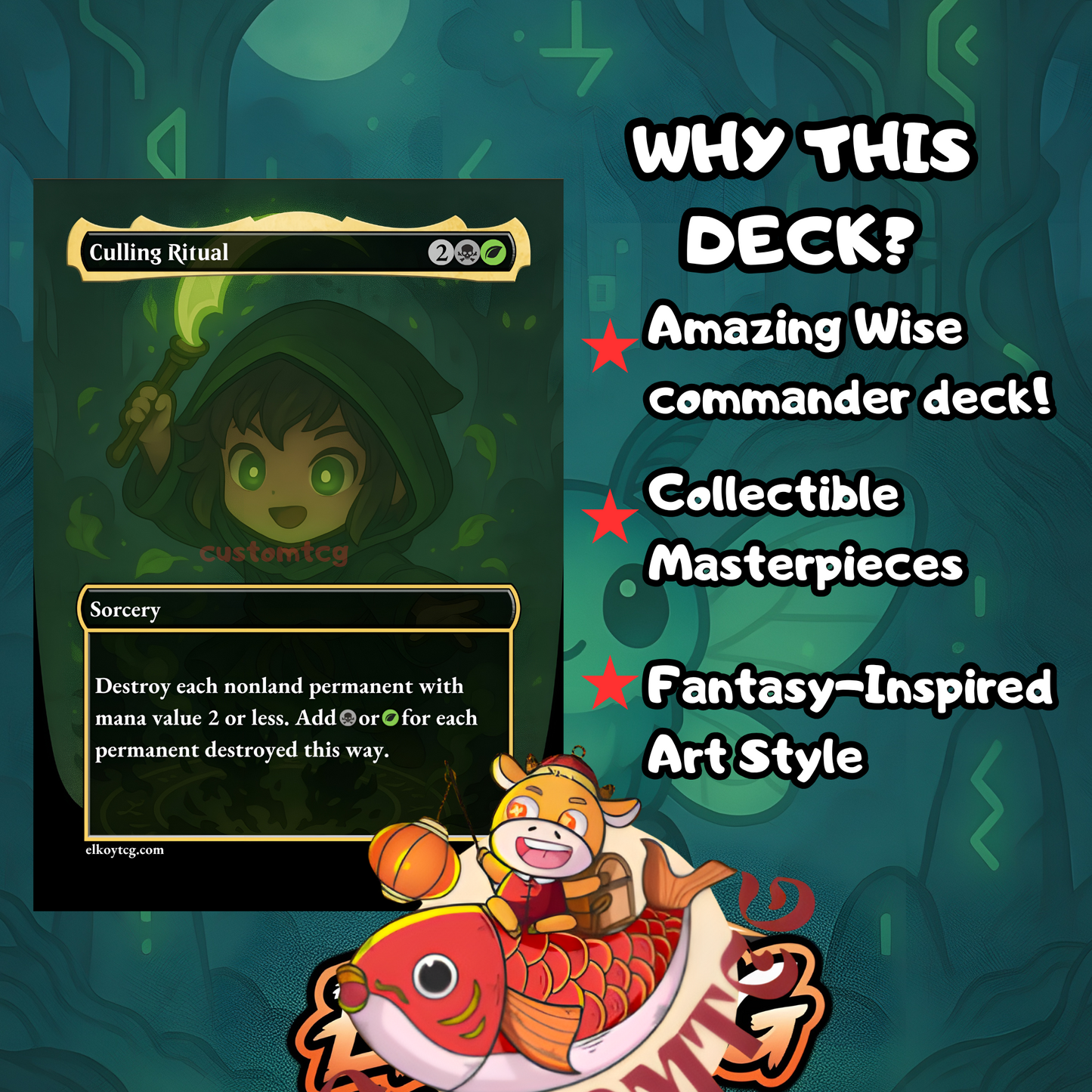The Wise Mothman Custom Deck