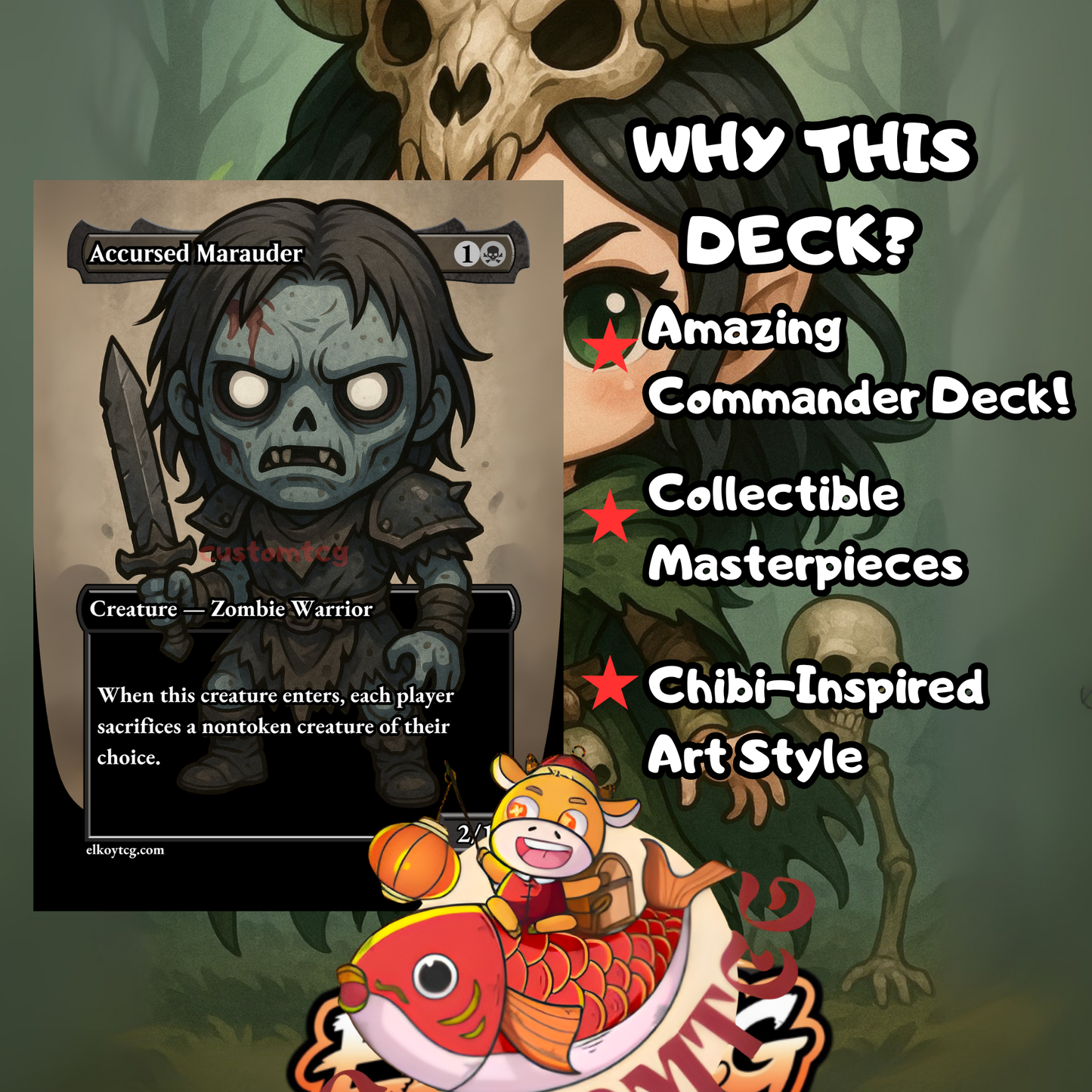 Meren of Clan Nel Toth Chibi Deck