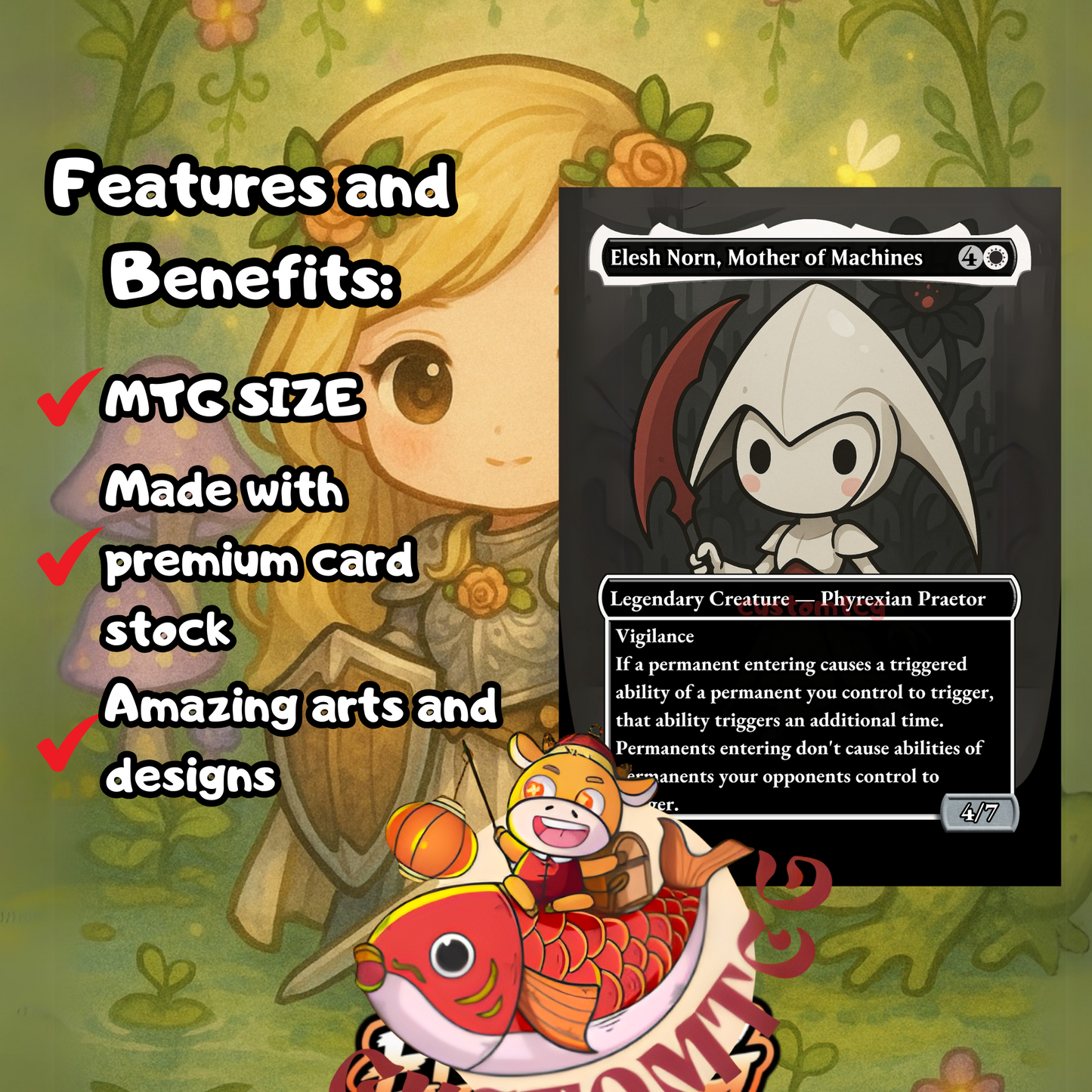 Thalia and The Gitrog Monster Custom Deck
