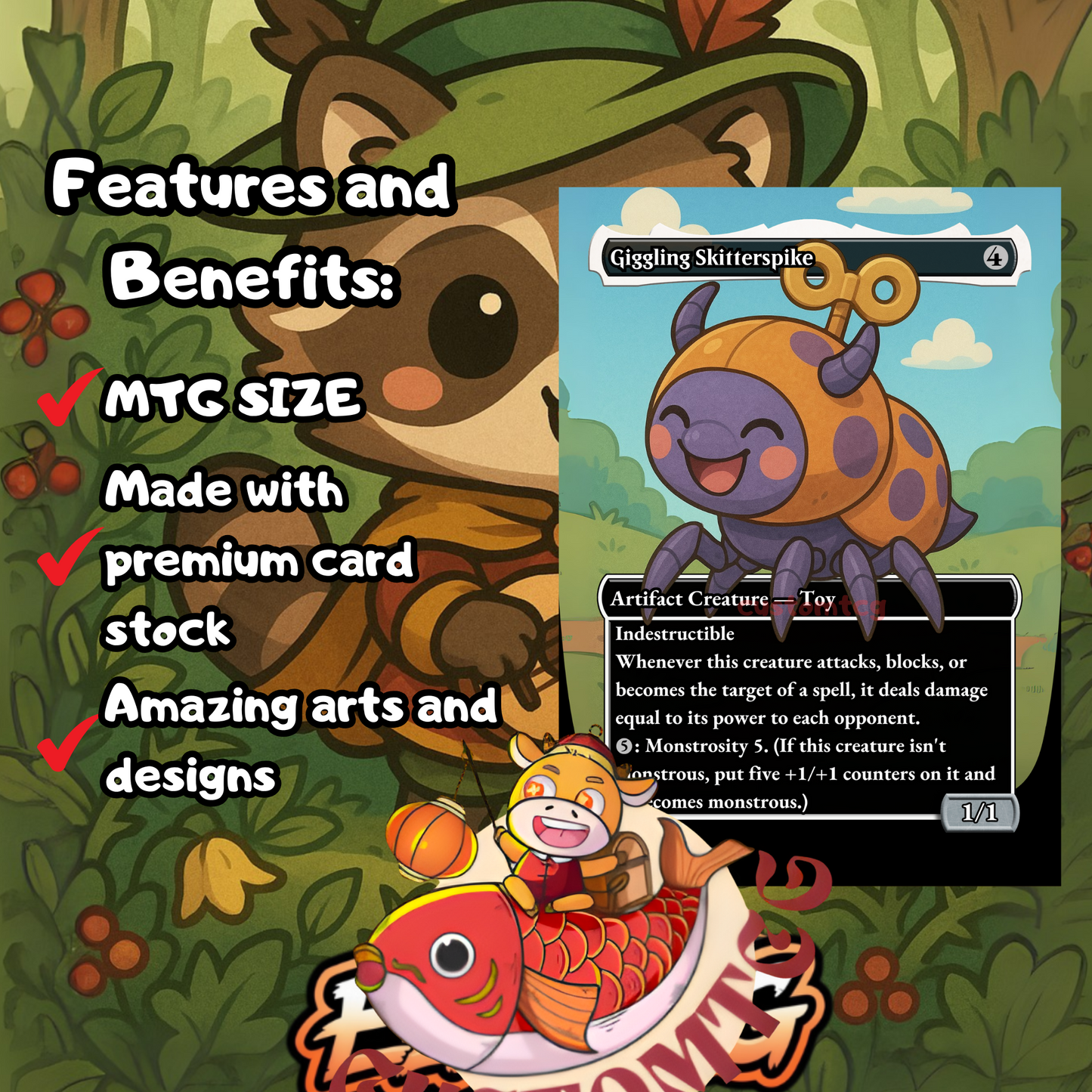 Bello, Bard of the Brambles Chibi Deck