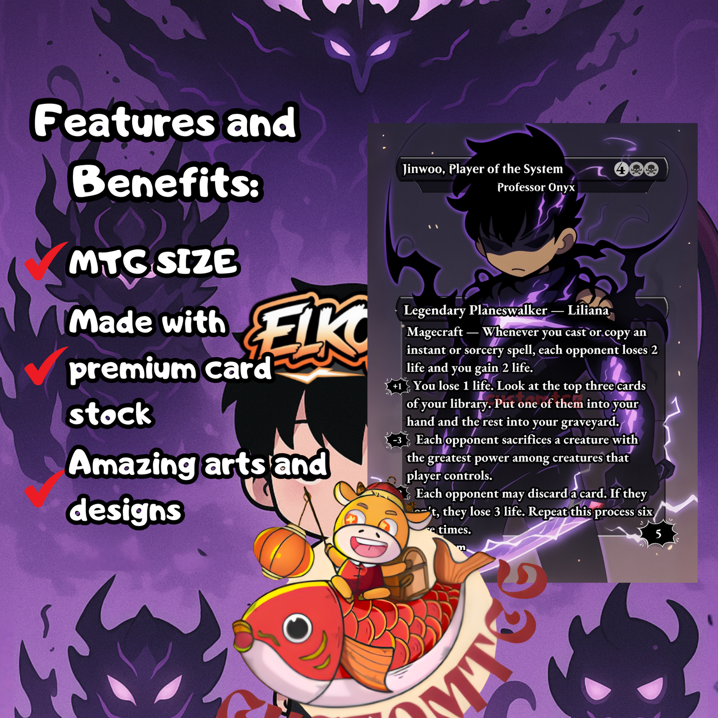 Solo Level Chibi Deck