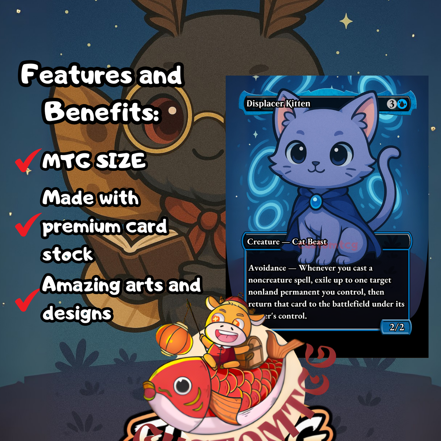 The Wise Mothman Chibi Deck
