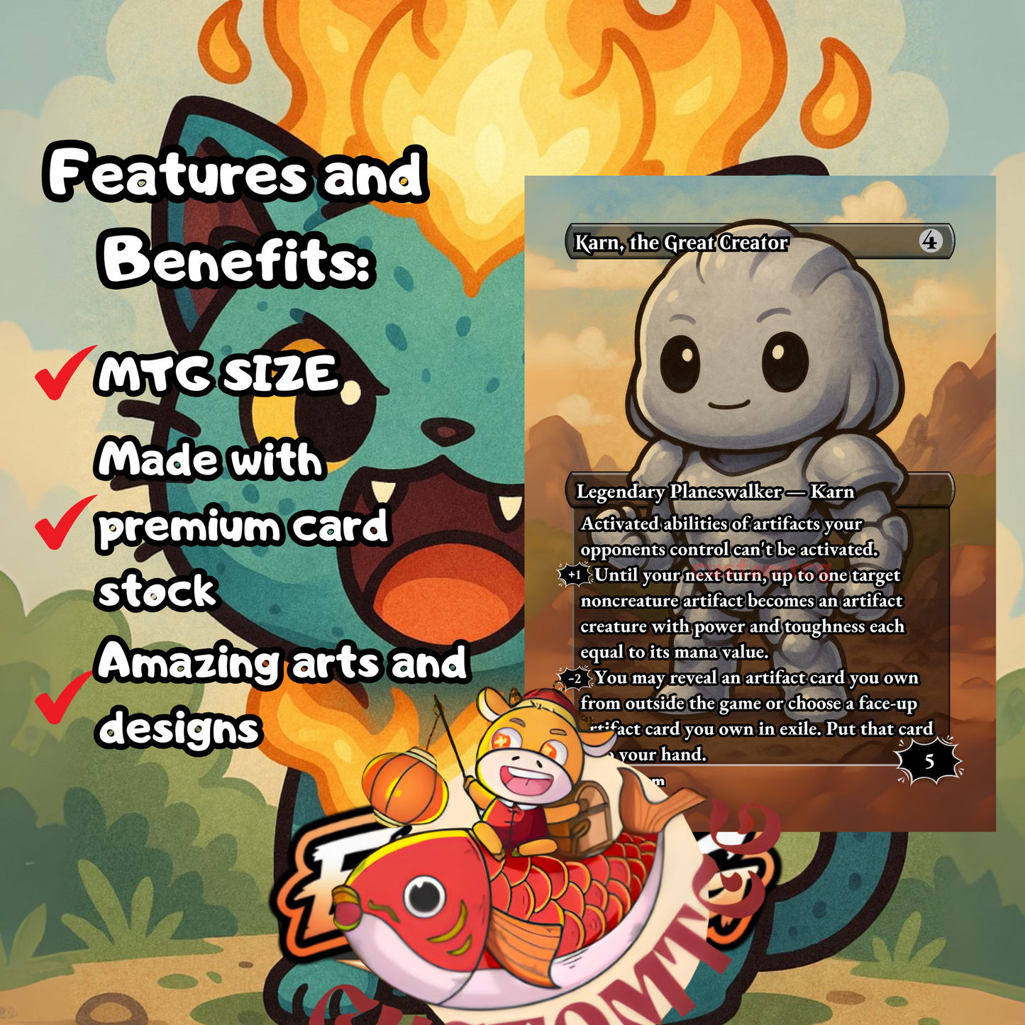 Ygra, Eater of All Chibi Deck