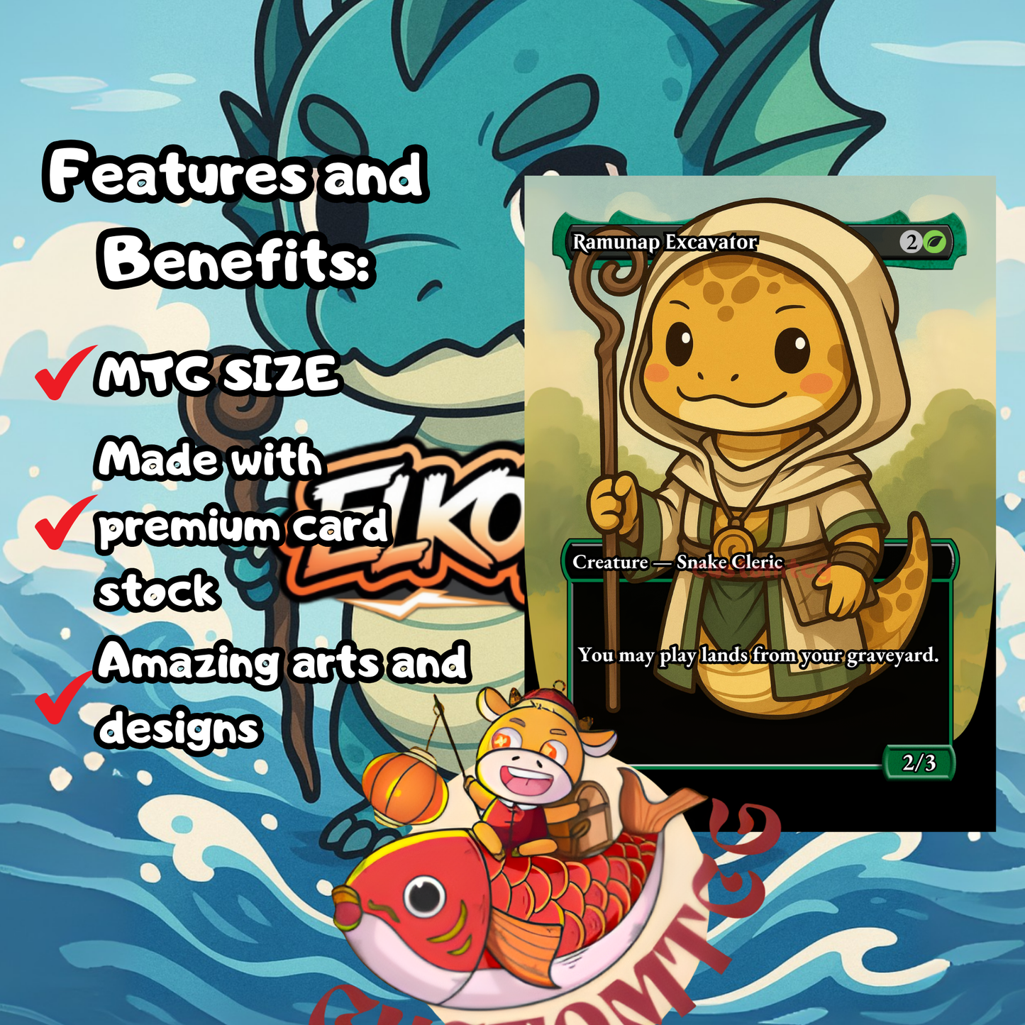 Aesi, Tyrant of Gyre Strait – Custom Deck