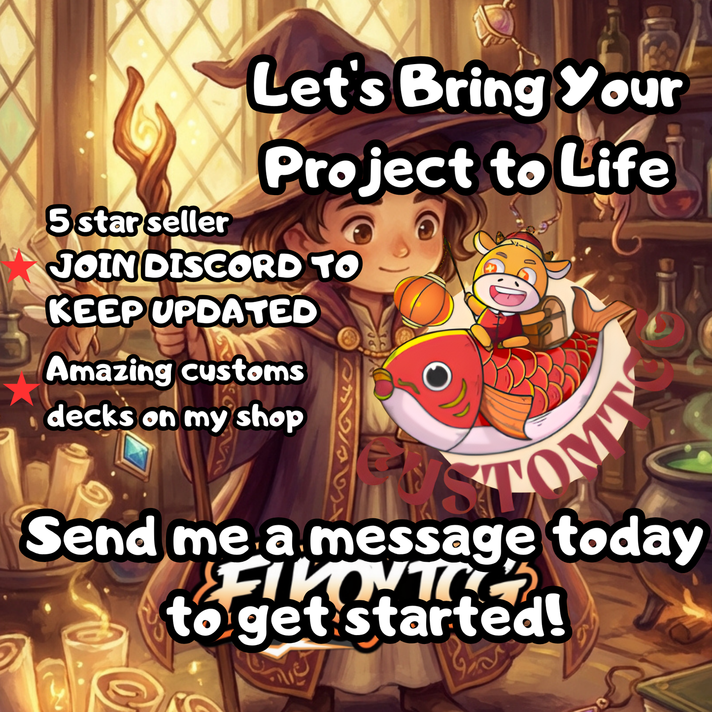 Sefris Chibi Deck — 100 Cards + Tokens ✨🧙