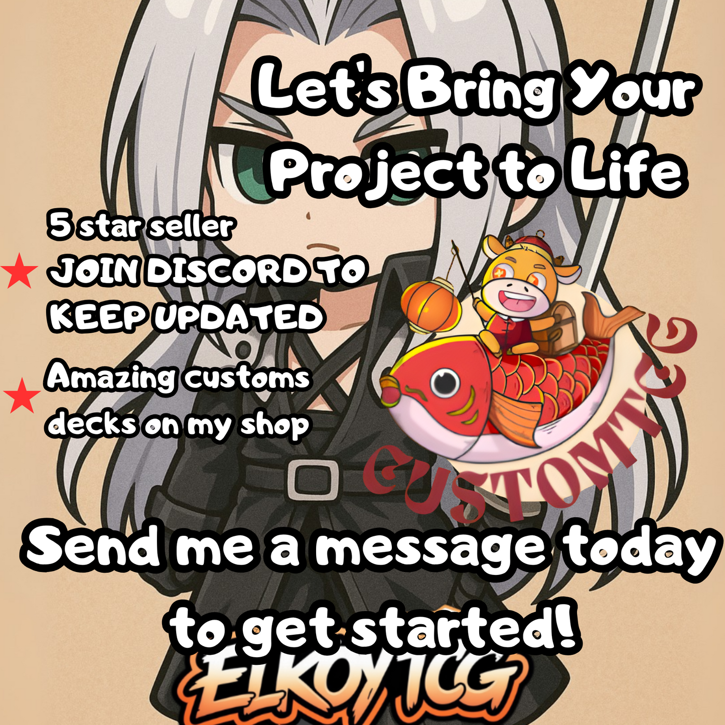 Sephiroth Chibi Deck