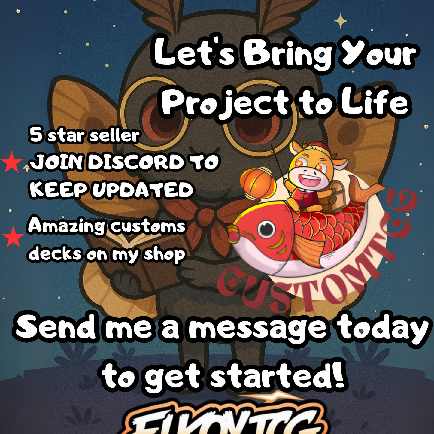 The Wise Mothman Chibi Deck V2