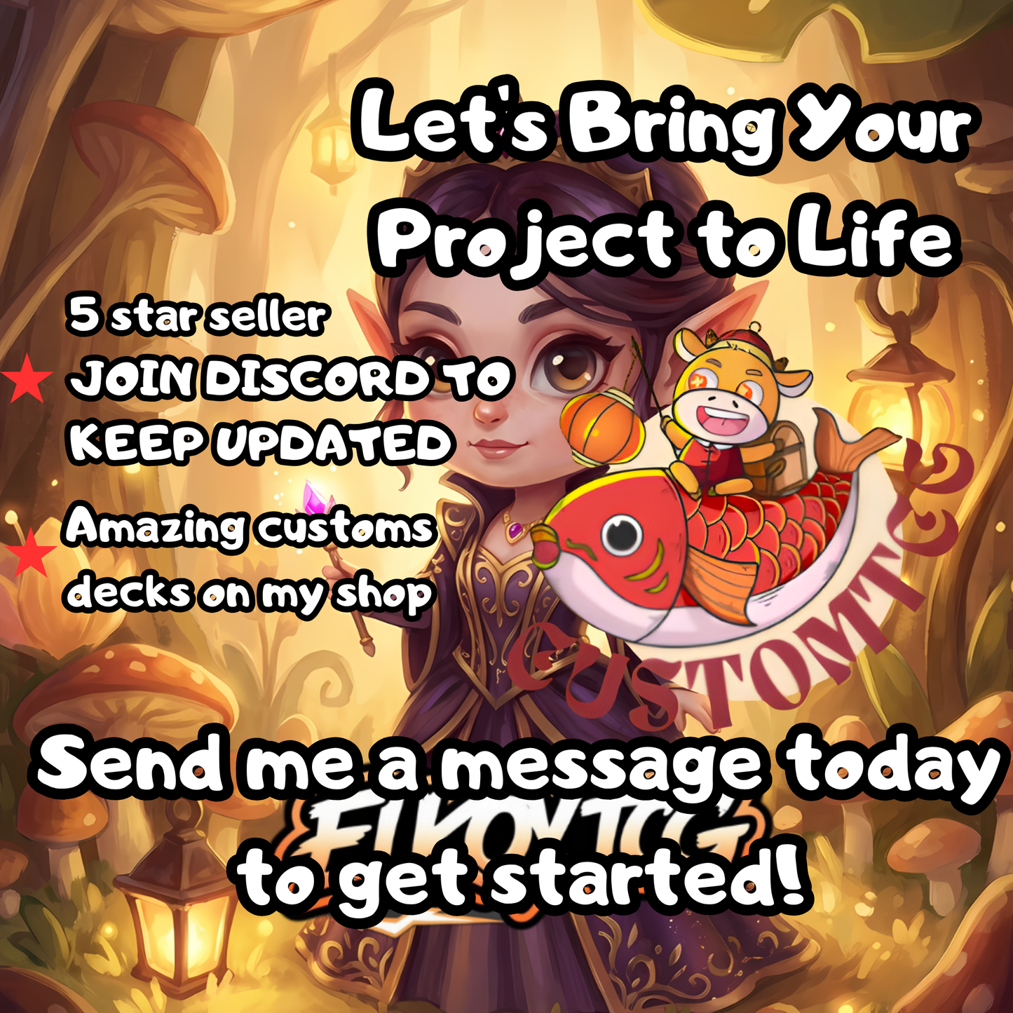 AYARA, FIRST OF LOCTHWAIN – Chibi Deck👑🖤✨