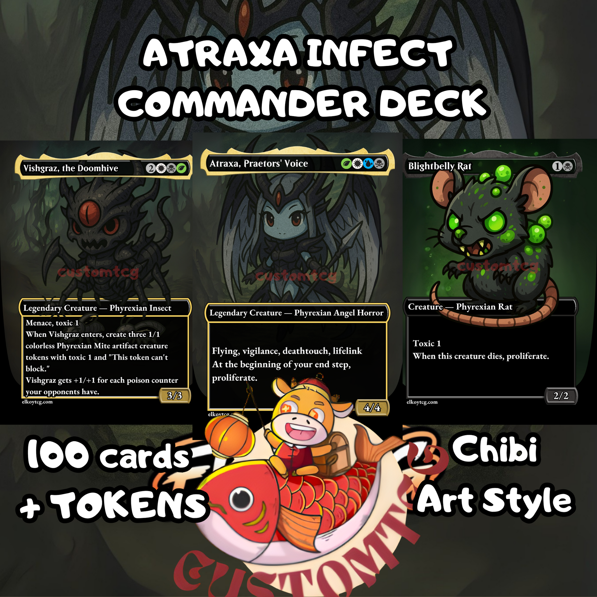 Atraxa Infect Chibi Deck – Elkoychibi