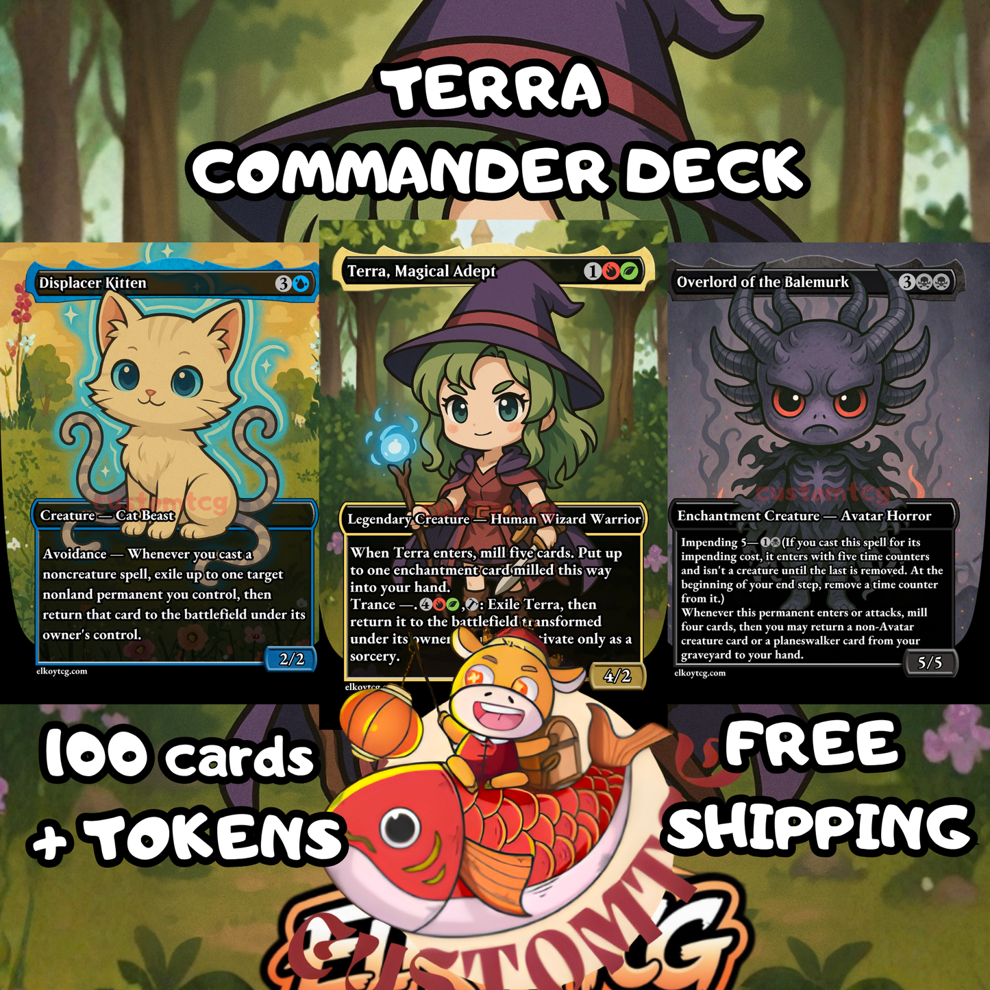 Terra, Magical Adept Chibi Deck