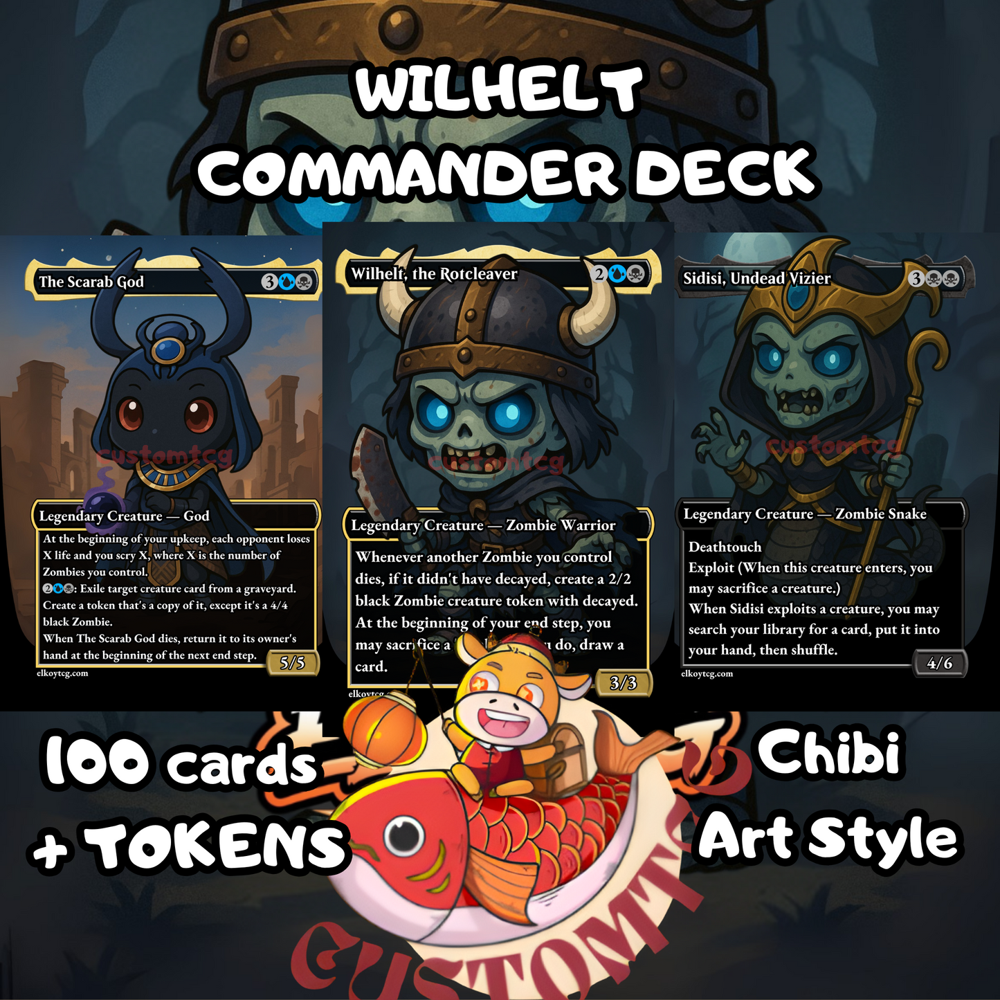 Wilhelt, the Rotcleaver Chibi Deck