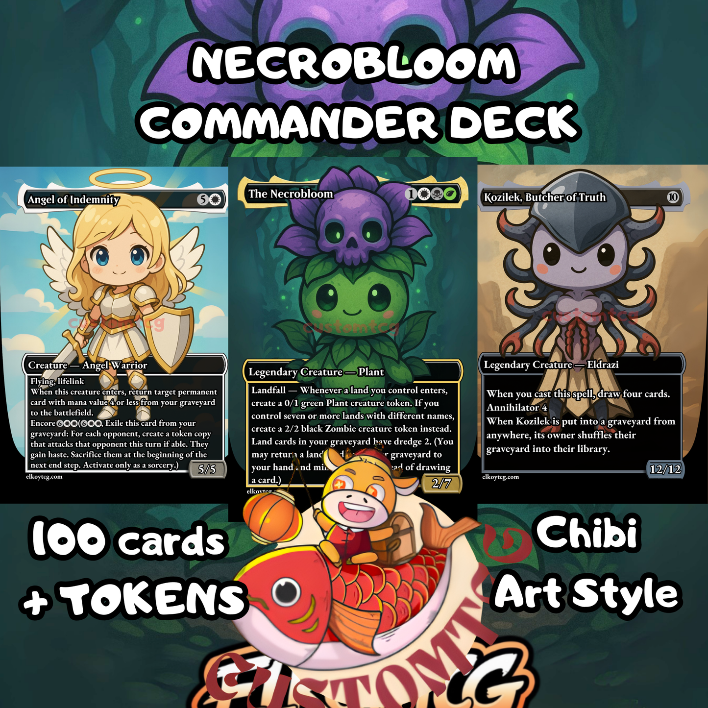 Necrobloom Chibi Deck