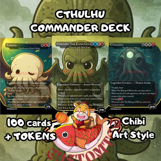 Cthulhu Chibi Custom Deck