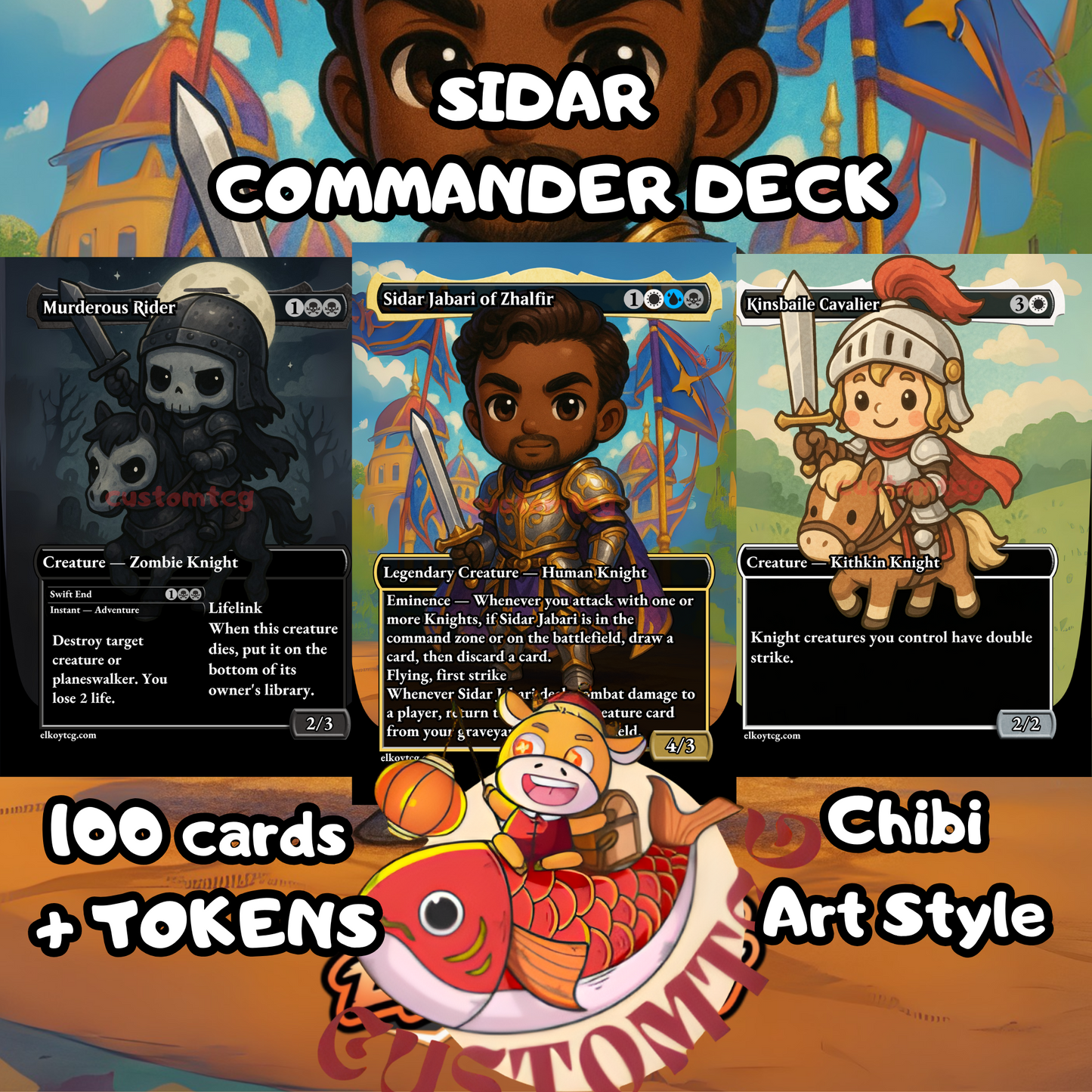 Sidar Chibi Mtg Custom Commander Decks